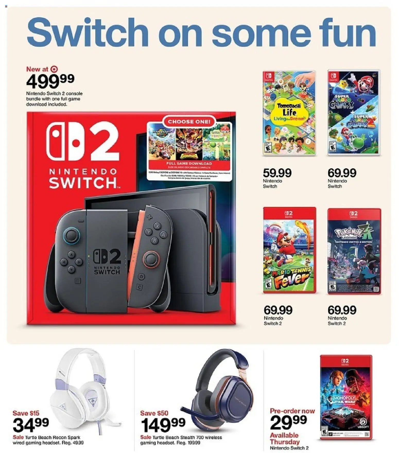 Target Weekly Ad - valid from 07.06.2026 | Page: 15 | Products: Switch, Game, Nintendo