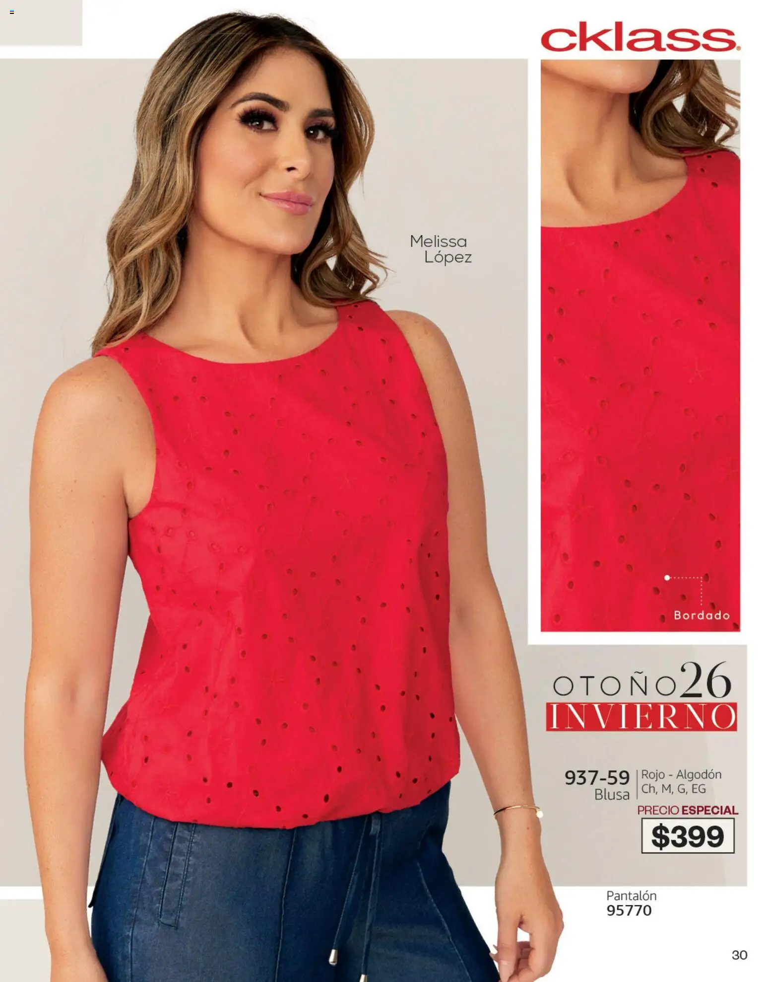 Nuevas ofertas de Cklass válidas en toda la República Mexicana desde el 08/07/2026. ¡Encuentra las mejores ofertas en Cklass catálogo Otoño Invierno! | Página: 31 | Productos: Blusa, Algodón