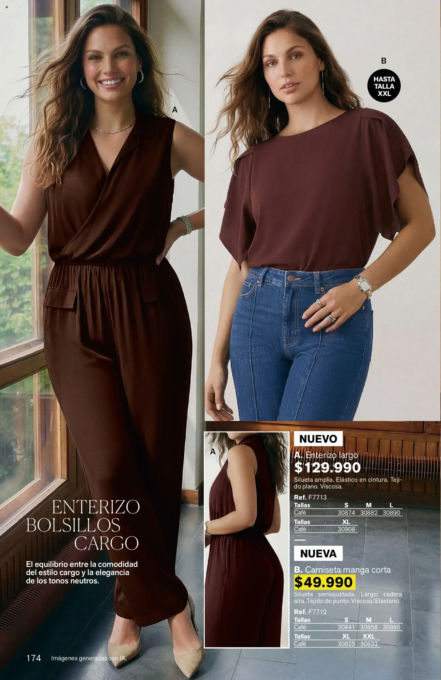 Leonisa revista - valida desde el 24/08/2026 | Página: 174 | Productos: Bolsillos, Camiseta, Café, Enterizo