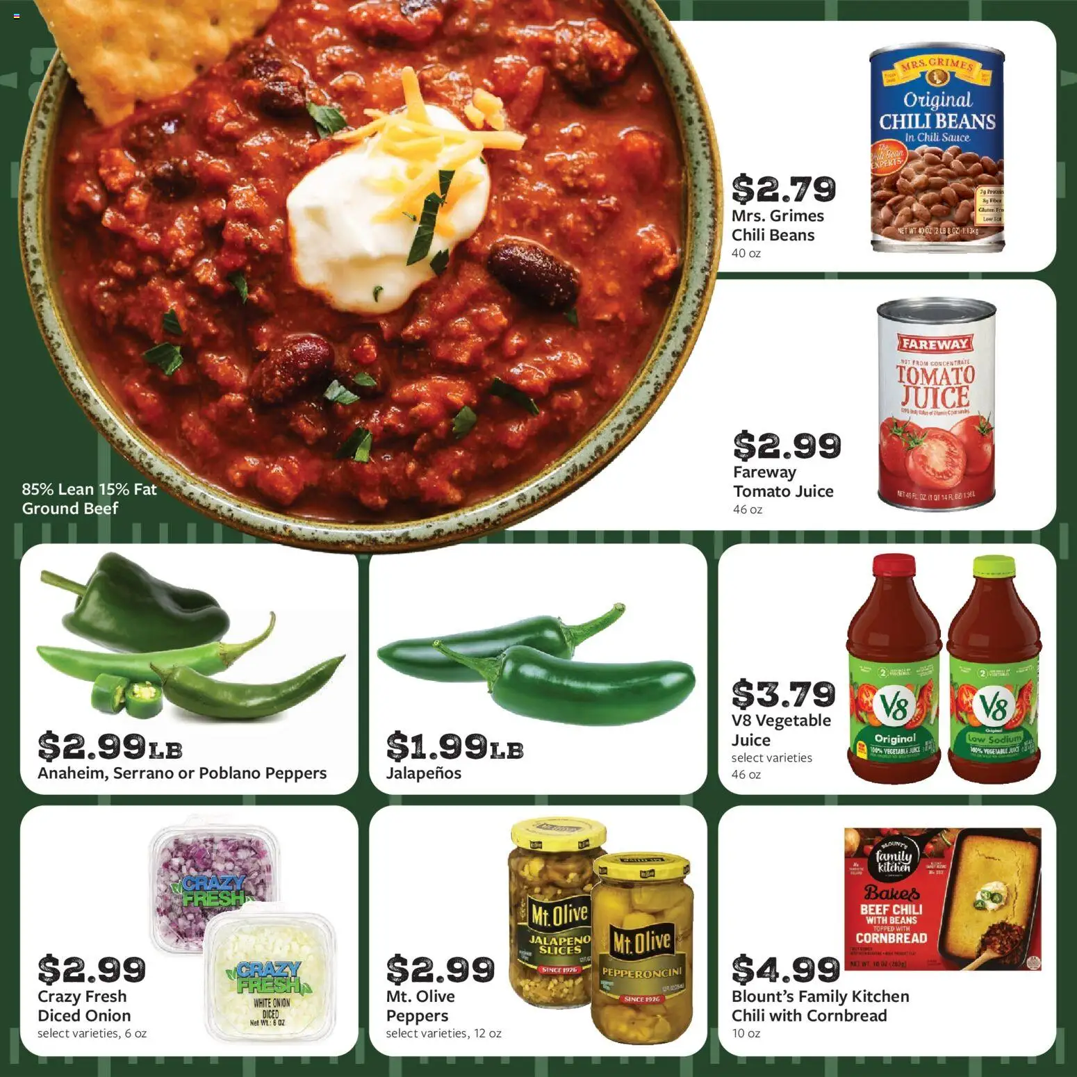 Fareway Monthly Ad - valid from 08/31/2026 | Page: 4 | Products: Protein, Onion, Chili, Beans