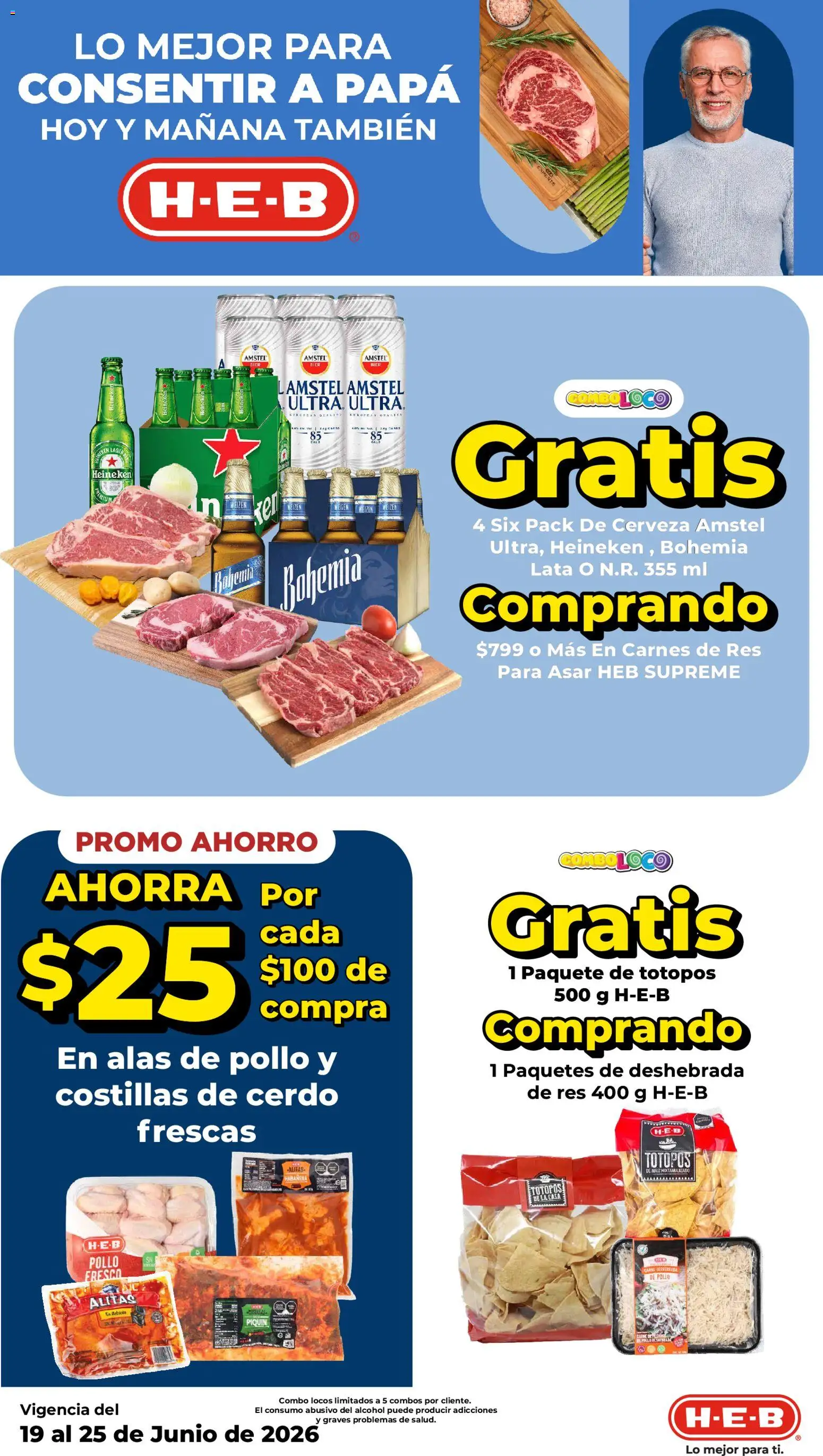Nuevas ofertas de H-E-B válidas en toda la República Mexicana desde el 19.06.2026. ¡Encuentra las mejores ofertas en H-E-B folleto! | Página: 11