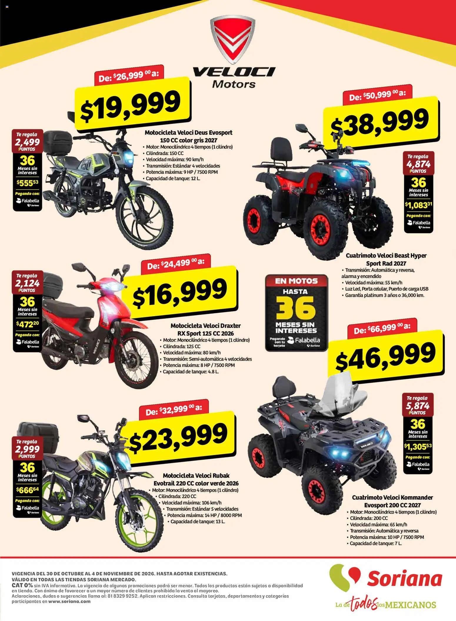 Nuevas ofertas de Soriana válidas en toda la República Mexicana desde el 30/10/2026. ¡Encuentra las mejores ofertas en Soriana Buen Fest Mercado! | Página: 19