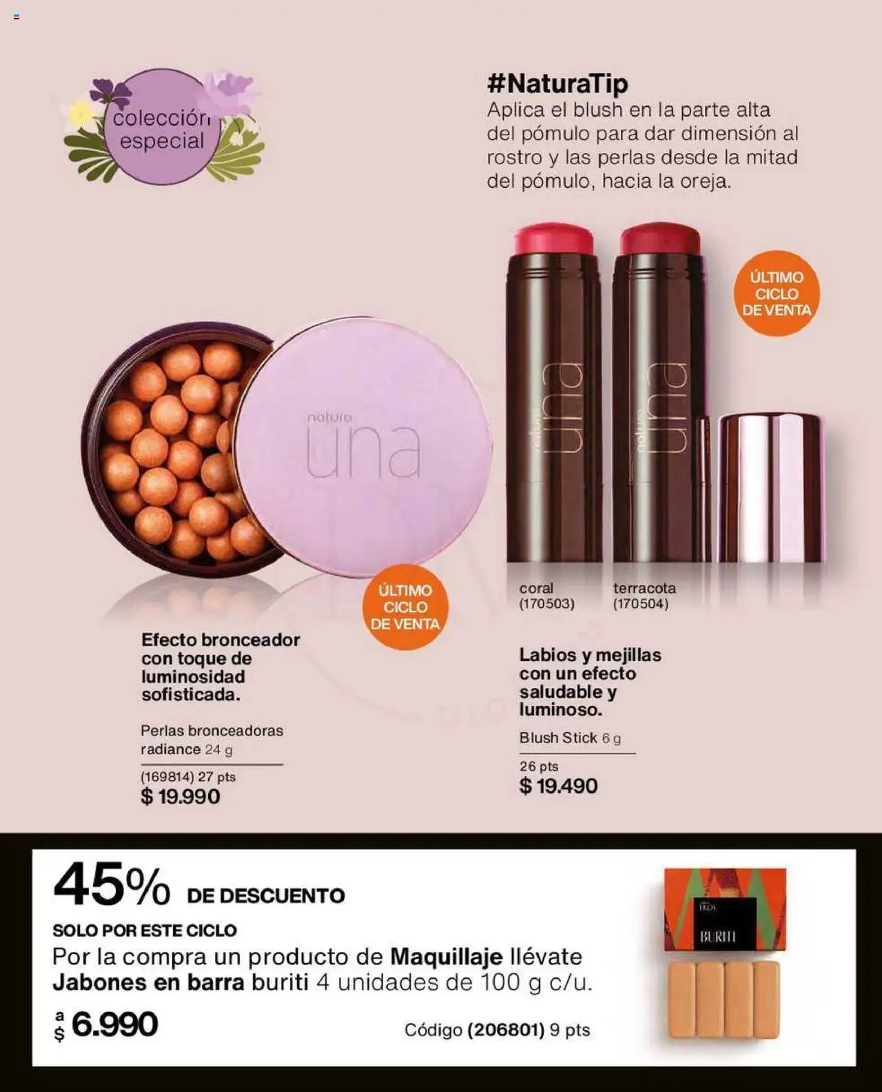 Natura catálogo │ válido desde el 26.06.2025 | Página: 55 | Productos: Maquillaje, Bronceador, Pómulo