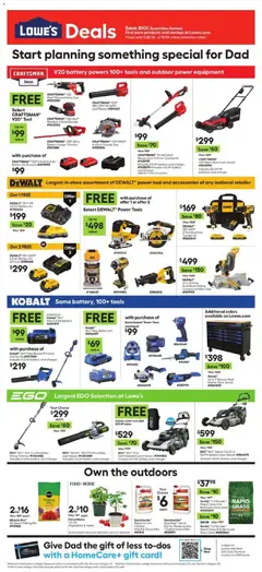 Preview of Lowe's weekly ads valid from 28.05.2026