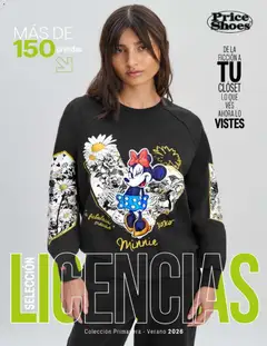 Vista previa de Price Shoes catálogo Licencias, nuevo folleto de la tienda, válido en México a partir del 09.05.2026