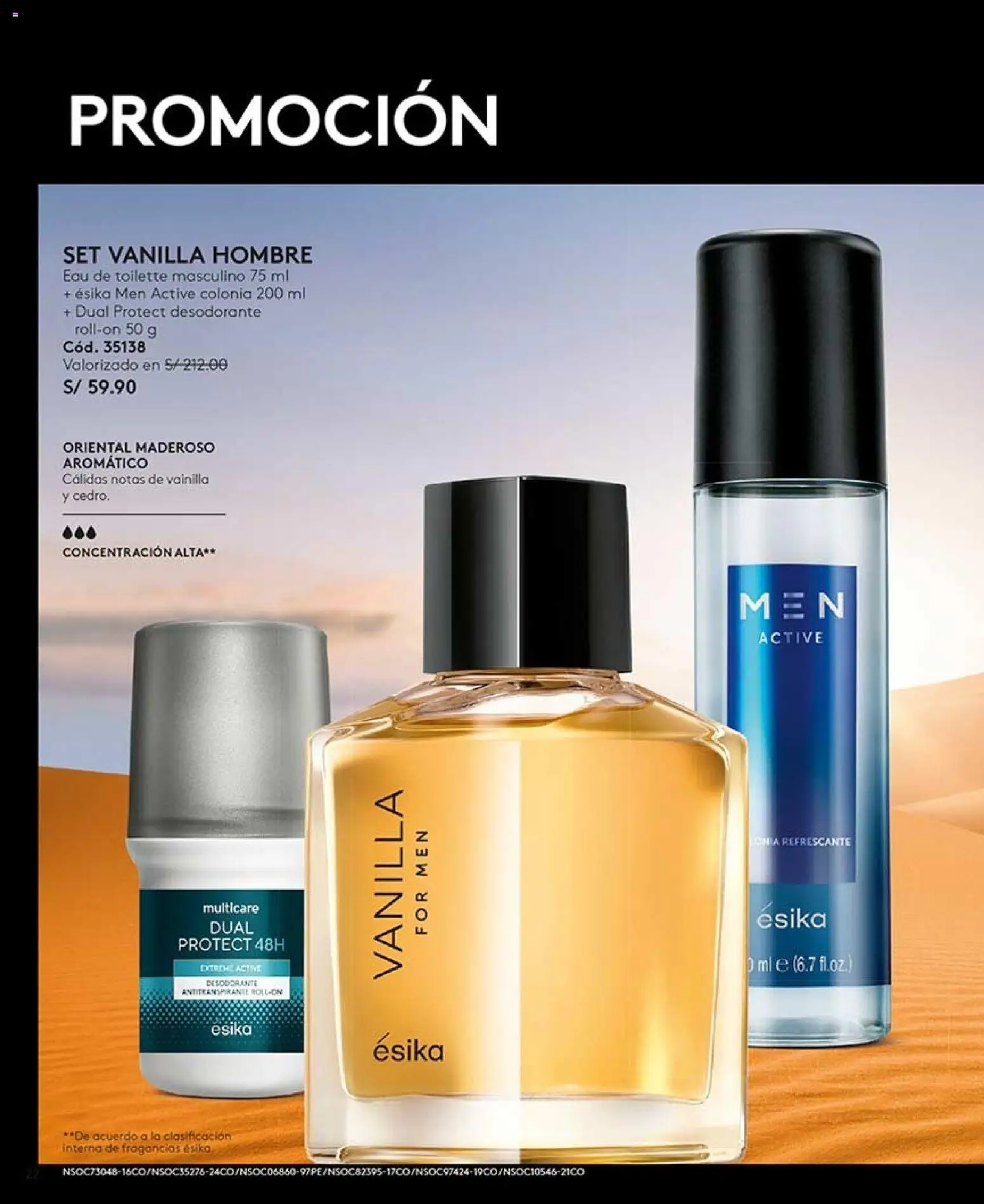 Catálogo Ésika válido desde 11/07/2026 | Página: 22 | Productos: Desodorante, EAU de Toilette