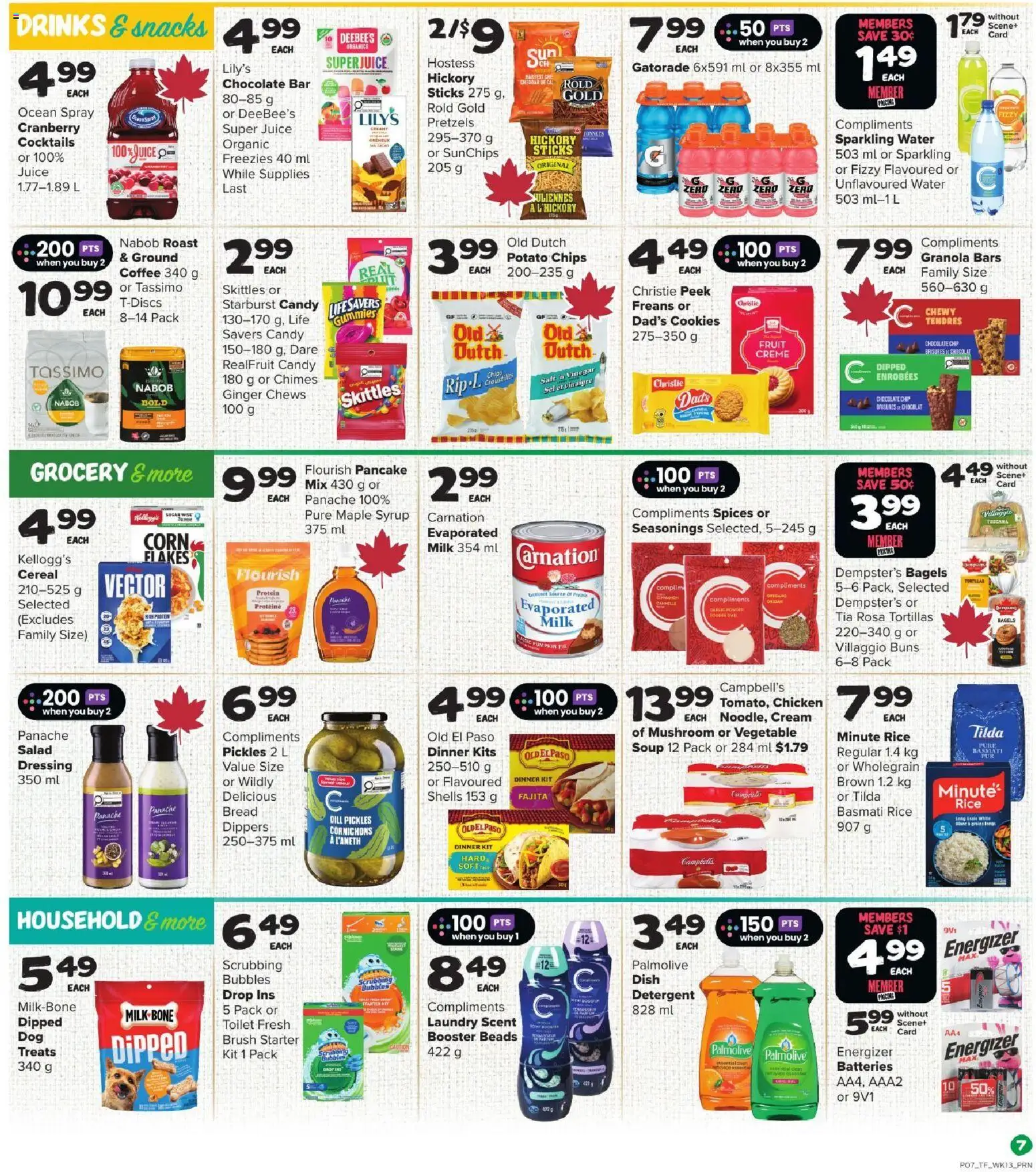 Thrifty Foods flyer valid from Jul 23, 2026 | Page: 8 | Products: Cookies, Spices, Basmati rice, Pumpkin