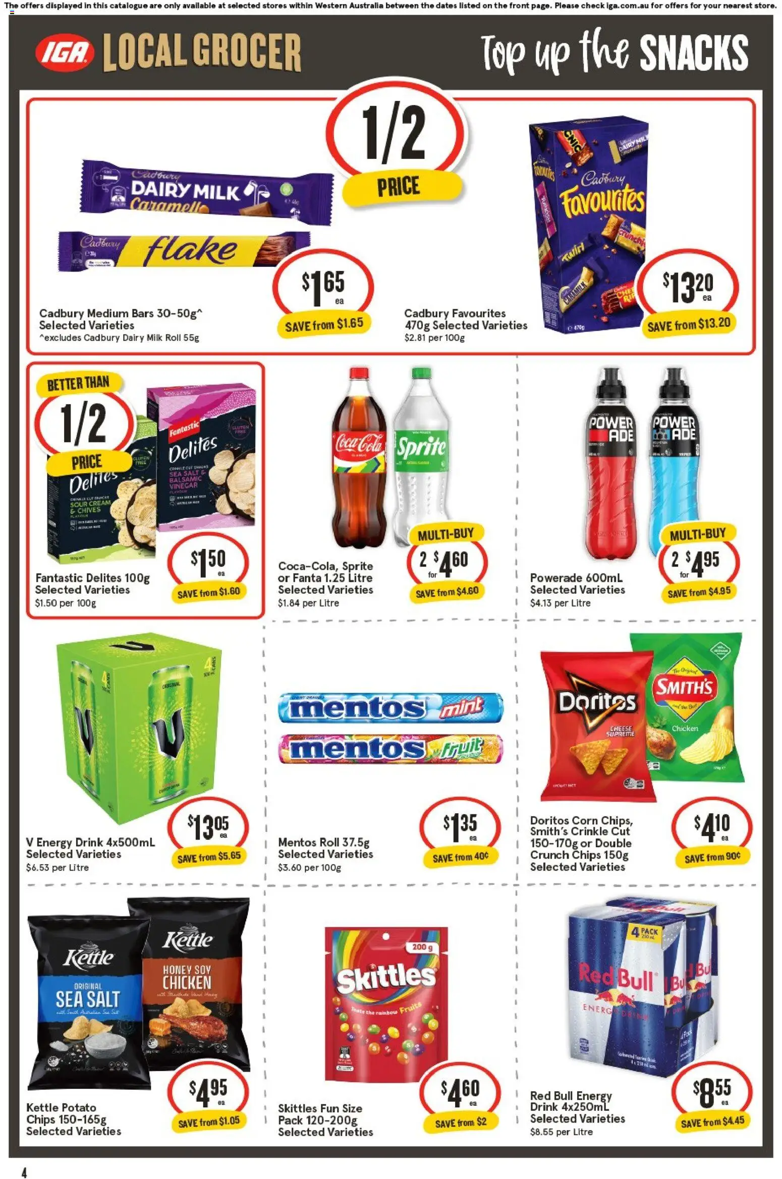 IGA catalogue - valid from 01/07/2026 | Page: 5 | Products: Milk, Cheese, Chicken, Salt