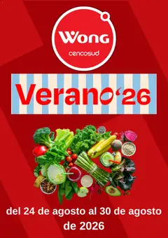 Vista previa de folleto Wong catálogo de la Wong válido desde 24/08/2026