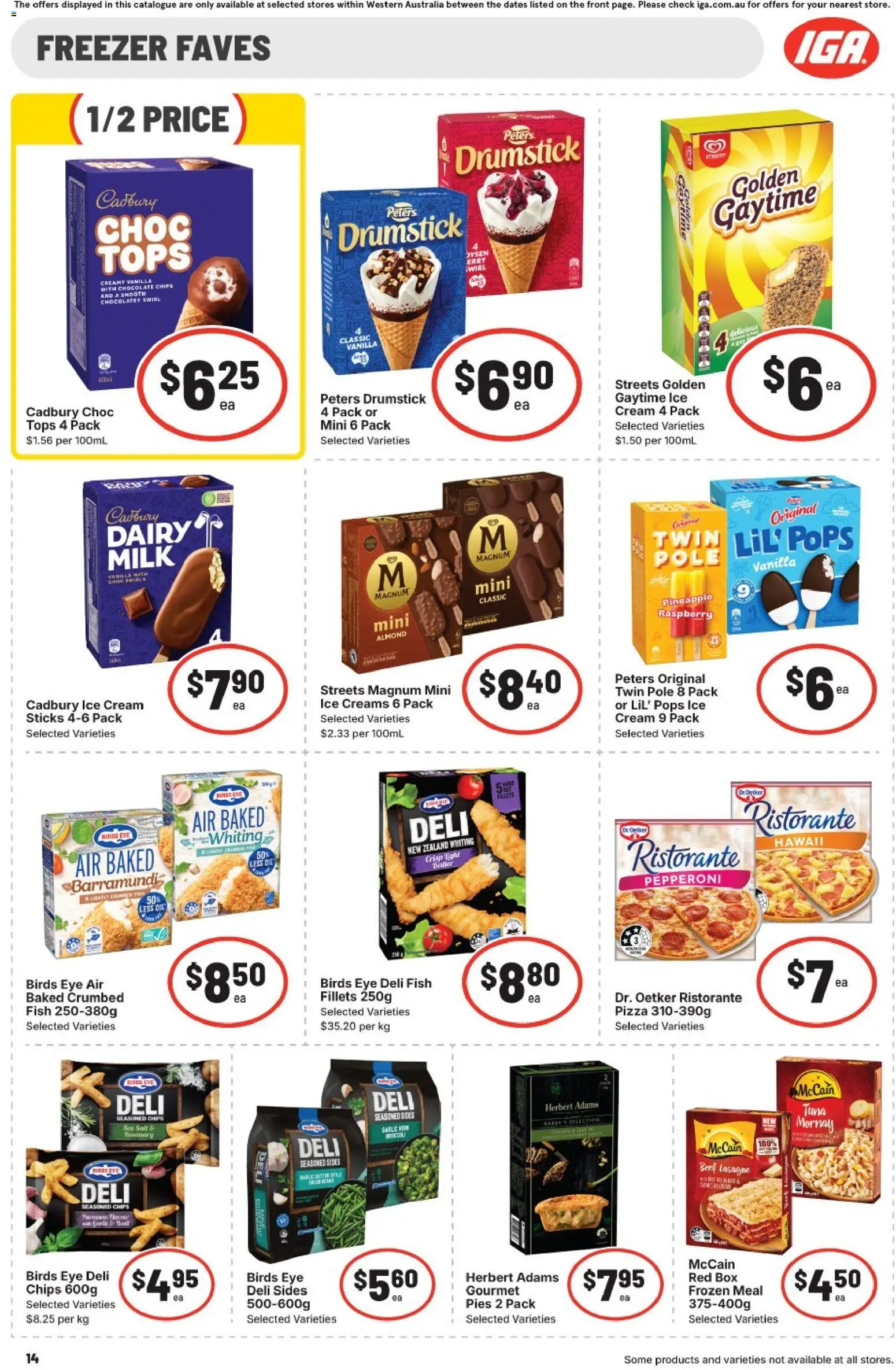 IGA catalogue - valid from 27.05.2026 | Page: 14 | Products: Box, Chocolate, Pizza, Pineapple