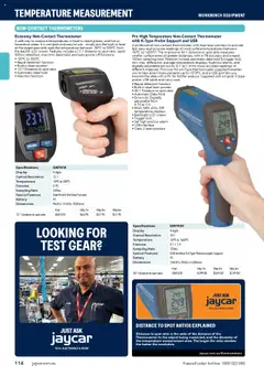 Preview of Jaycar Engineering & Scientific Catalogue 2025/2026  - valid from 09.07.2025 | Page: 114