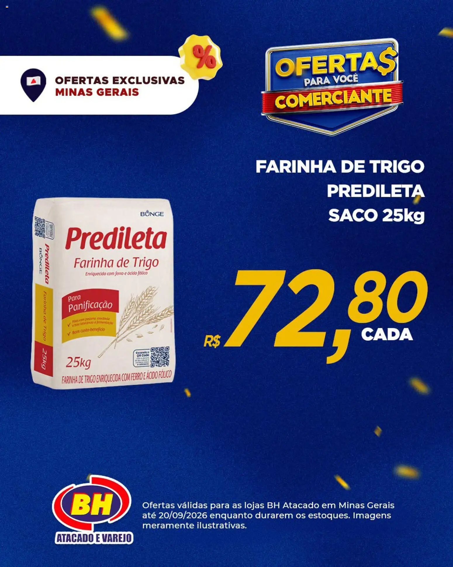 Supermercados BH Folheto - válido de 14/09/2026 | Página: 2 | Produtos: Ferro, Farinha, Farinha de trigo
