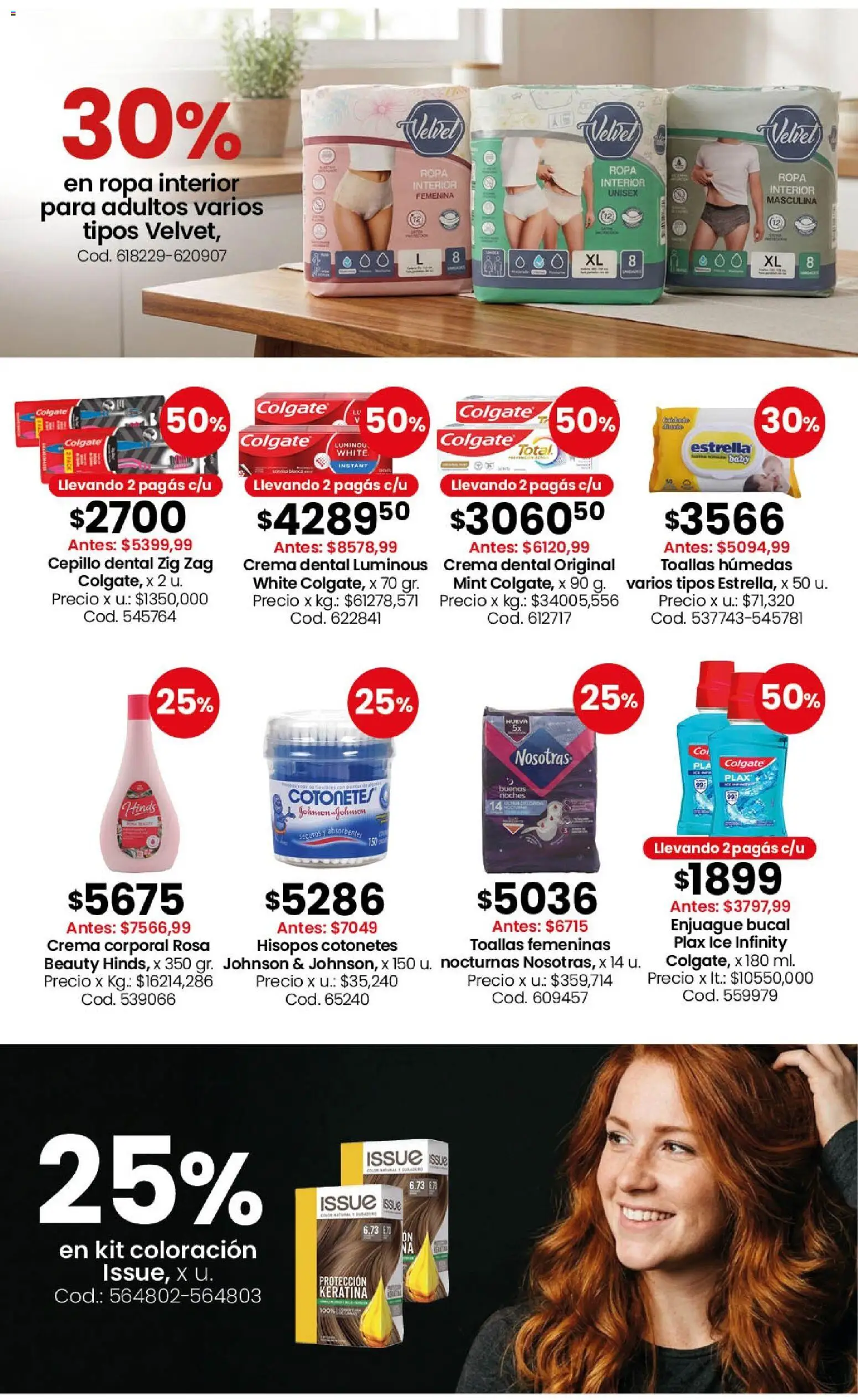 Coto - Perfumería y limpieza │ válido desde el 18.05.2026 | Página: 5 | Productos: Cepillo, Enjuague bucal, Ropa interior, Crema