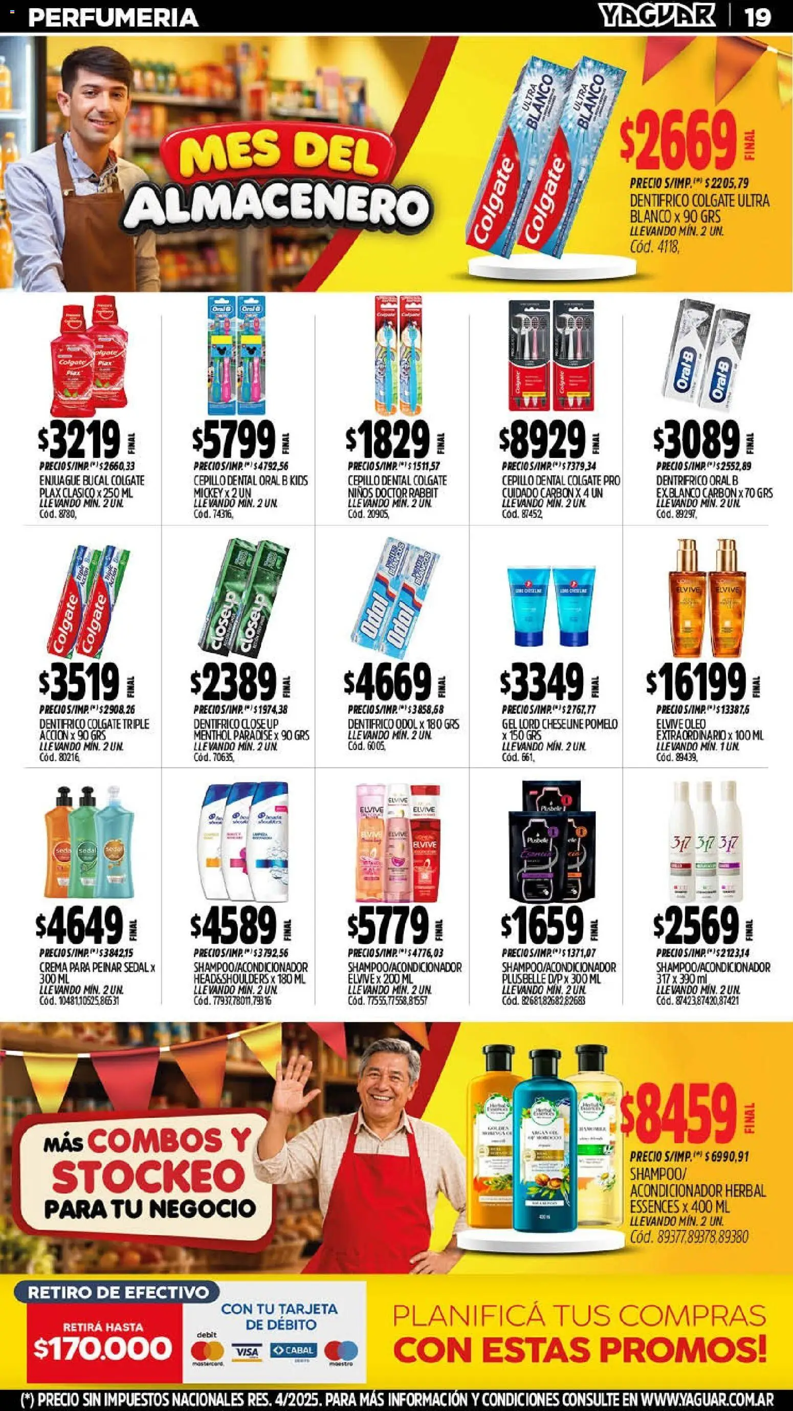 Yaguar - Oferta Semanal Salta │ válido desde el 07/09/2026 | Página: 20 | Productos: Cepillo, Acondicionador, Enjuague bucal, Crema