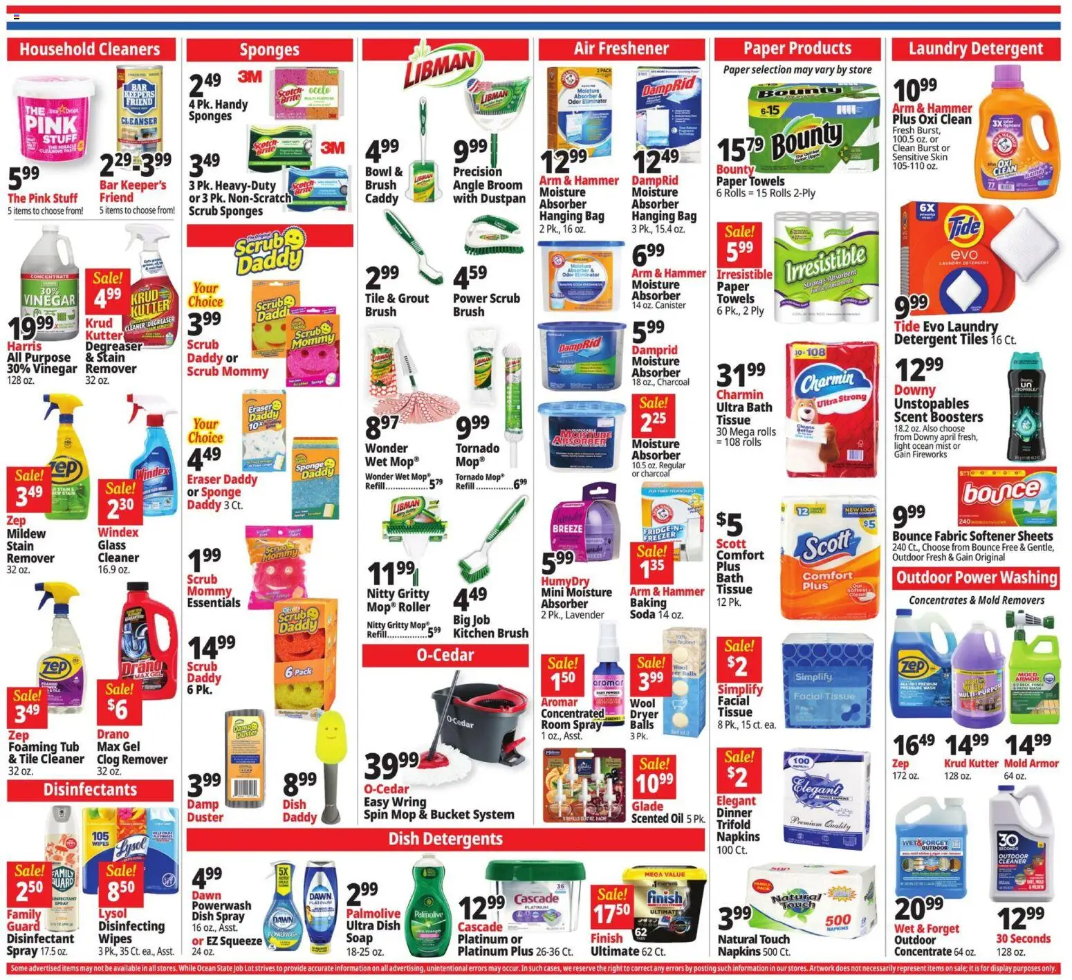 Ocean State Job Lot Weekly Ad - MA - valid from 06/25/2026 | Page: 16 | Products: Eraser, Brush, Sponge, Dryer