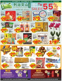 Preview of Btrust Supermarket weekly flyer - Richmond Hill from shop Btrust Supermarket valid from Sep 18, 2026