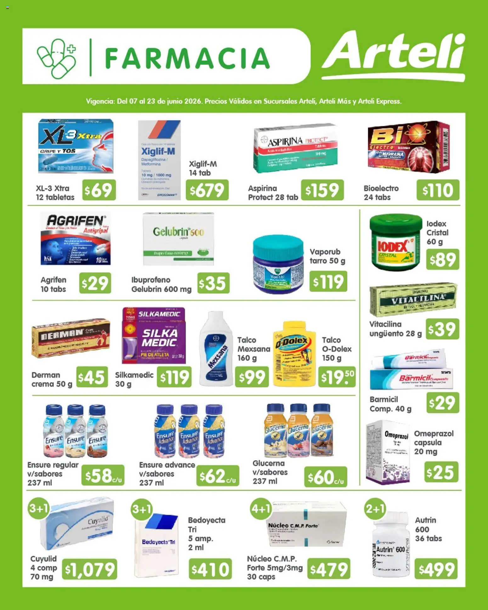 Nuevas ofertas de Arteli válidas en toda la República Mexicana desde el 07.06.2026. ¡Encuentra las mejores ofertas en Arteli folleto Quincenal! | Página: 11