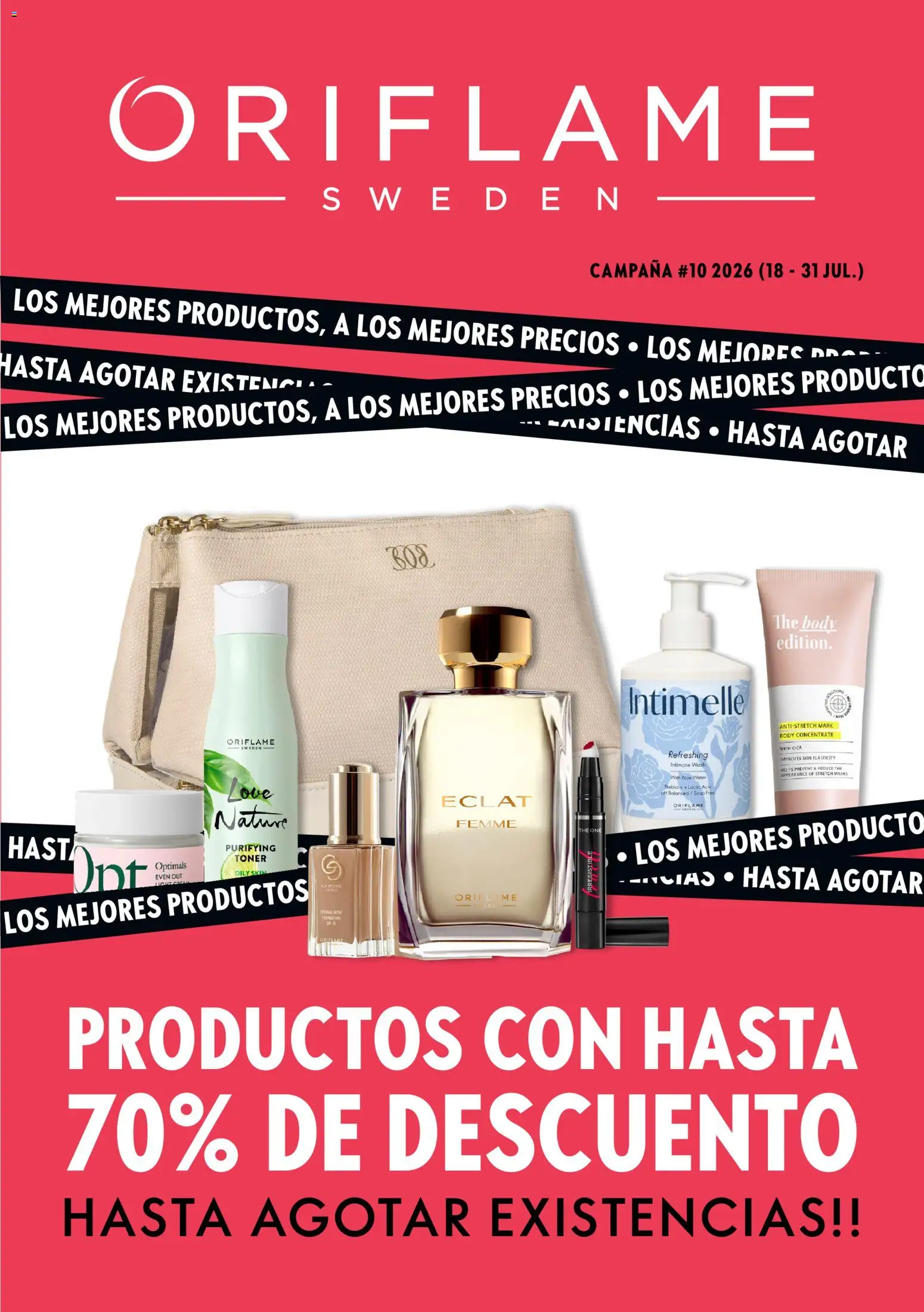 Oriflame catálogo Venta Especial (18/07/2026 - 31/07/2026) cover