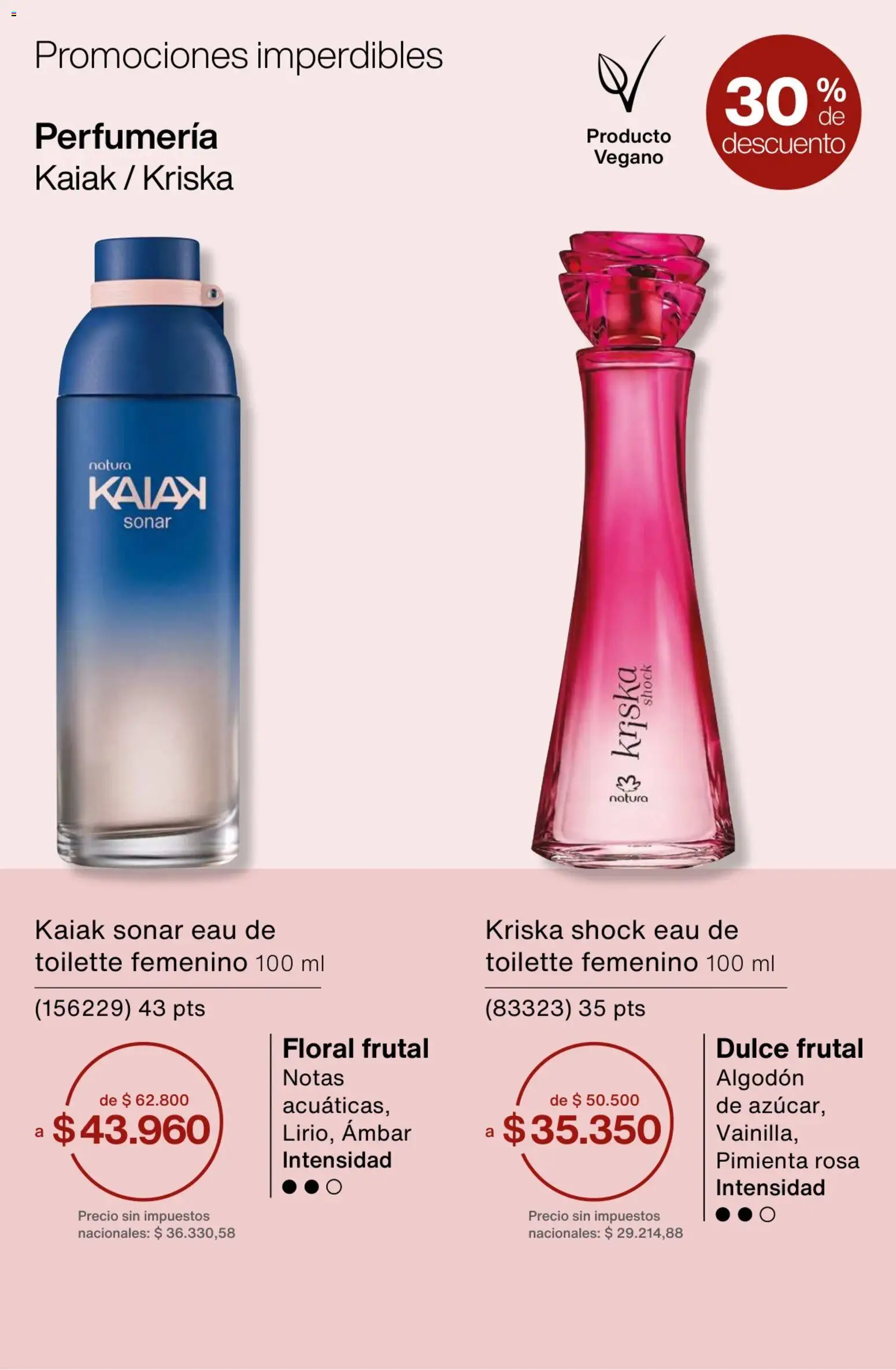 Catálogo Natura Ciclo 3 │ válido desde el 09/02/2026 | Página: 25 | Productos: Algodón, Eau de toilette, Dulce, Pimienta