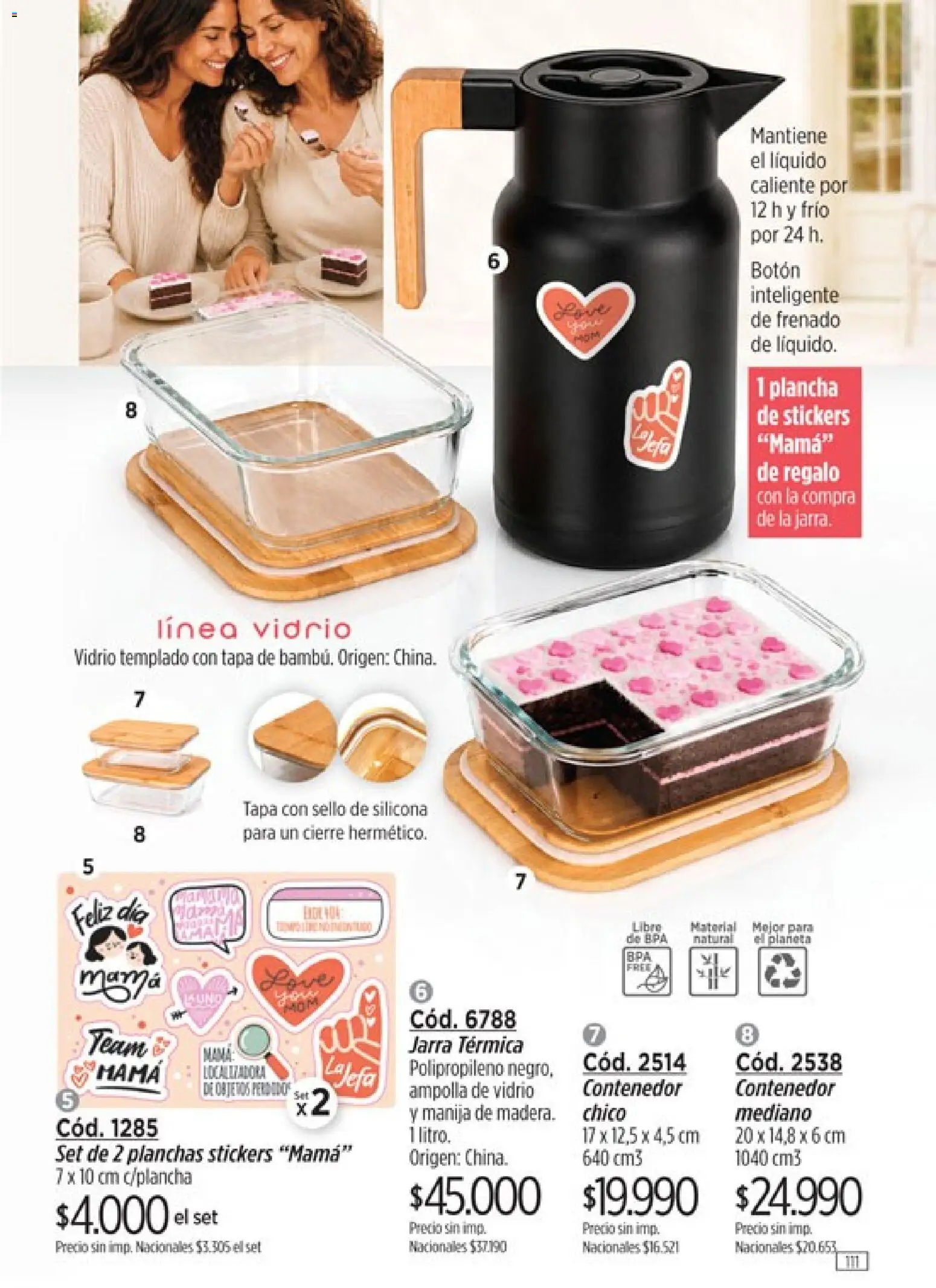 Catálogo Amodil Campaña 14 │ válido desde el 07/08/2026 | Página: 111 | Productos: Jarra, Térmica, Ampolla, Plancha