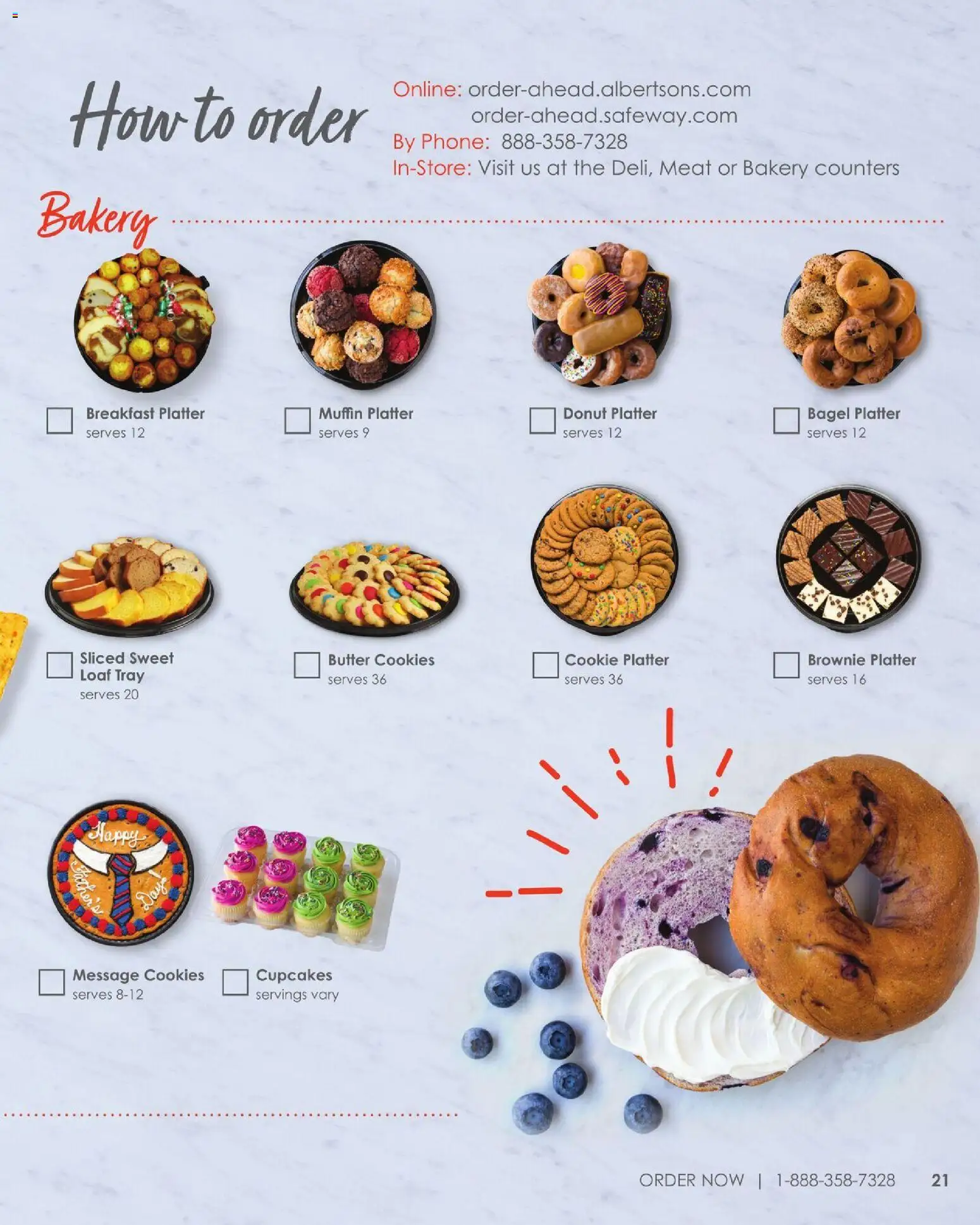 Albertsons Entertaining Guide - valid from 11/19/2025 | Page: 23 | Products: Bakery, Butter, Cookies, Muffin