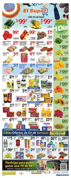 Preview of El Super weekly ads valid from 17.06.2026