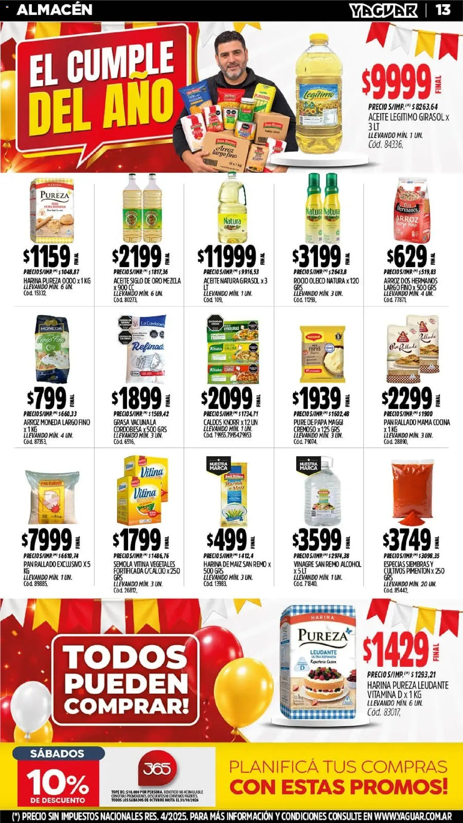 Yaguar - Oferta Semanal Santa Fé │ válido desde el 26/10/2026 | Página: 15