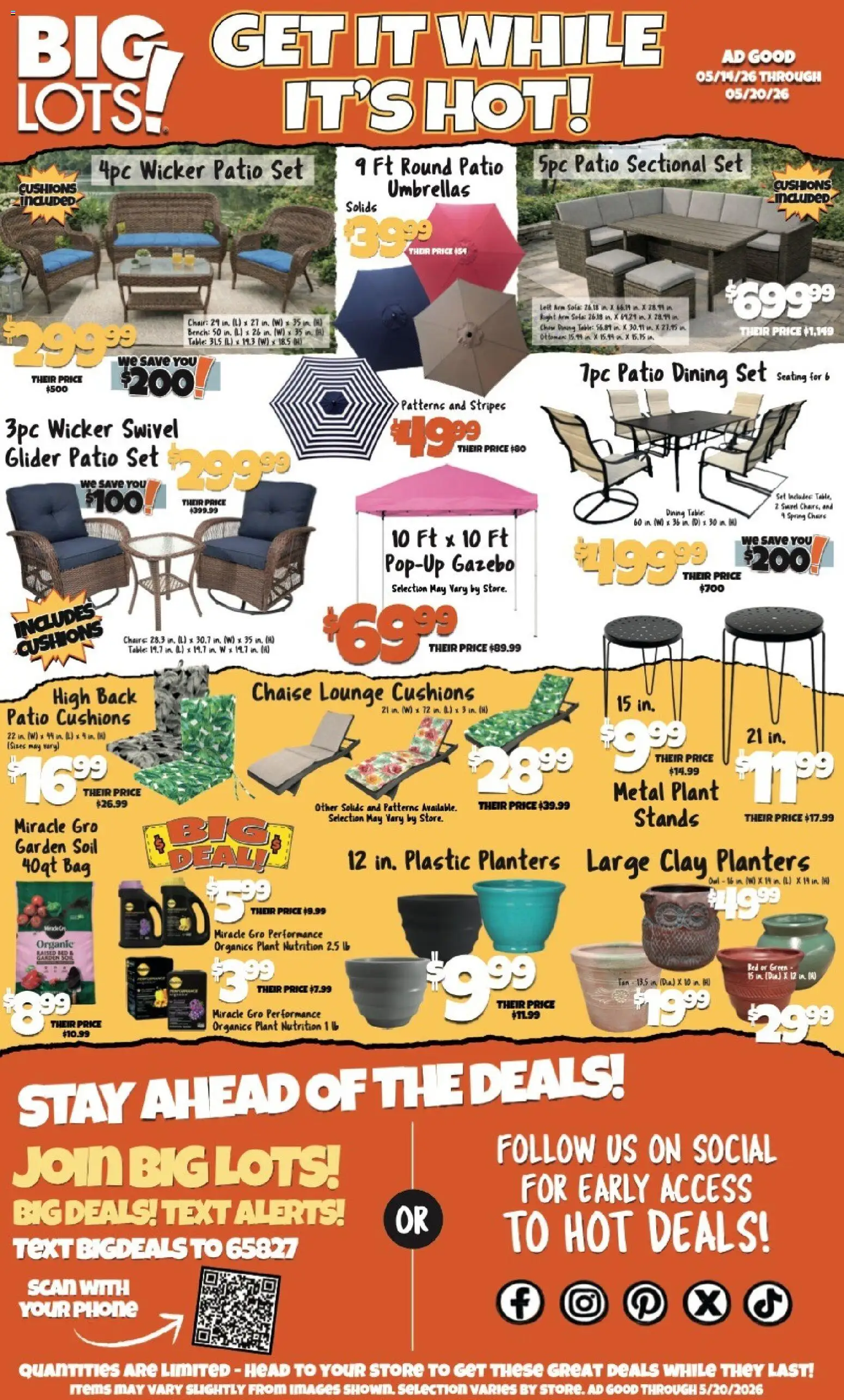 Big Lots Weekly Ad - valid from 15.05.2026 | Page: 1
