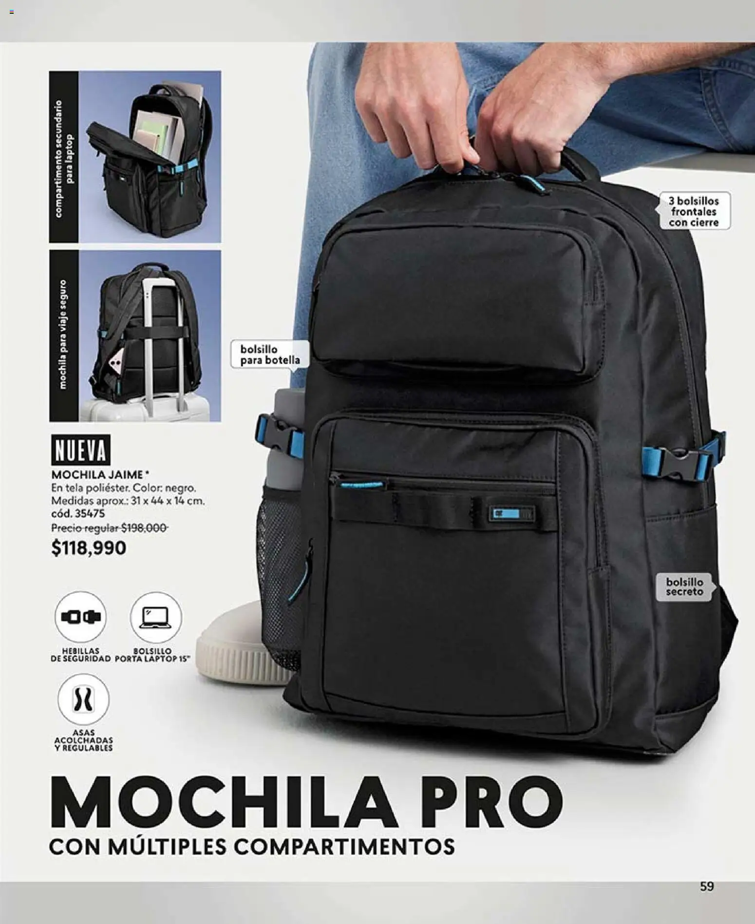 CyZone revista - valida desde el 24.04.2026 | Página: 59 | Productos: Mochila, Hebillas, Botella, Laptop