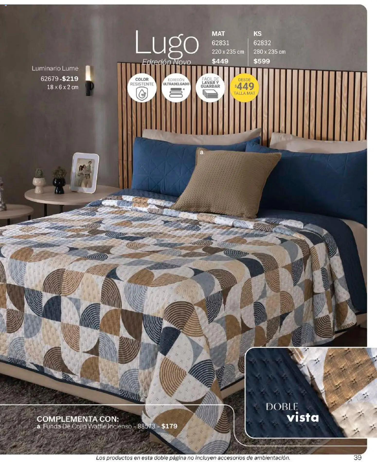 Nuevas ofertas de Vianney válidas en toda la República Mexicana desde el 14/09/2026. ¡Encuentra las mejores ofertas en Vianney catálogo Biasi! | Página: 41 | Productos: Funda