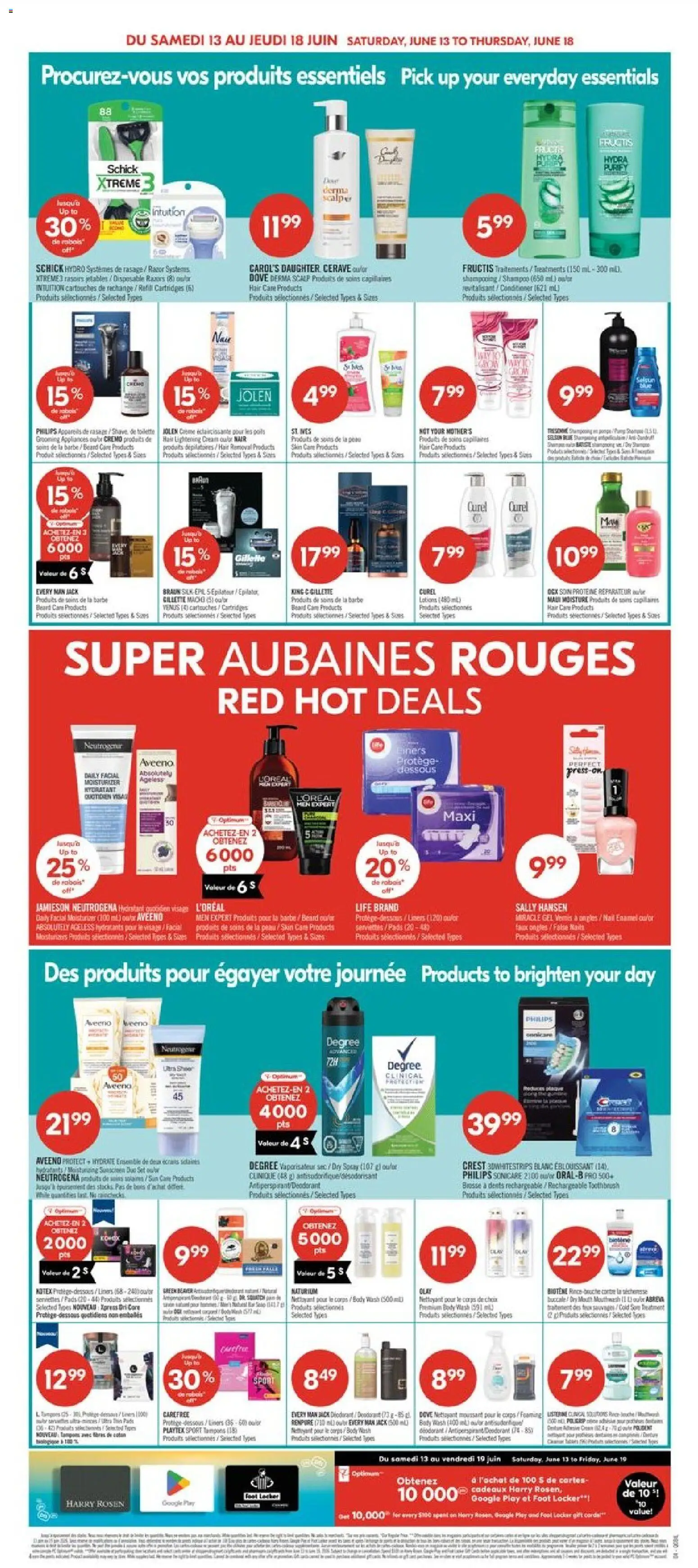 Pharmaprix flyer valid from 12.06.2026 | Page: 9 | Products: Cream, Nail polish, Shampoo, Mouthwash