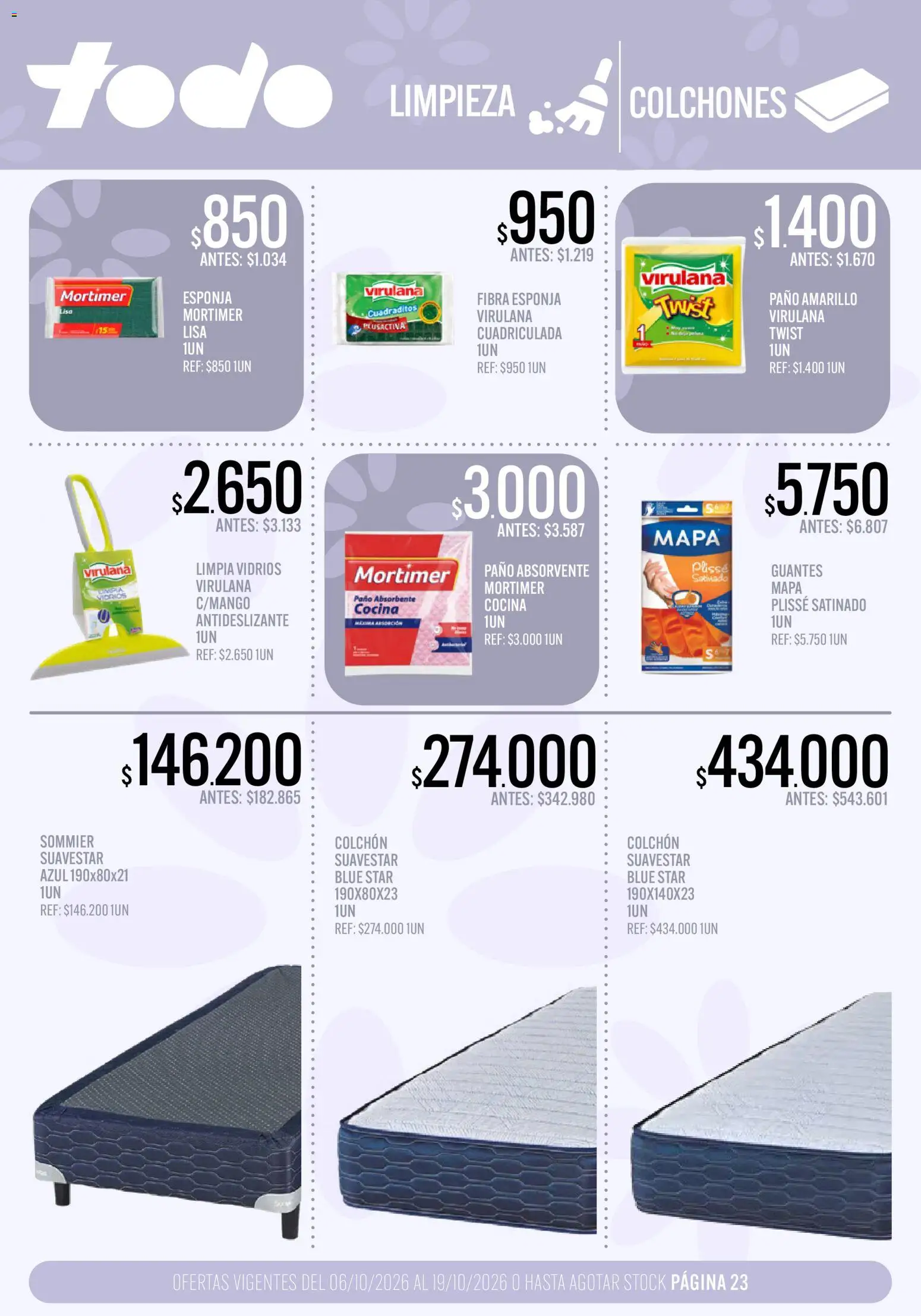 Supermercados TODO catálogo │ válido desde el 06/10/2026 | Página: 23