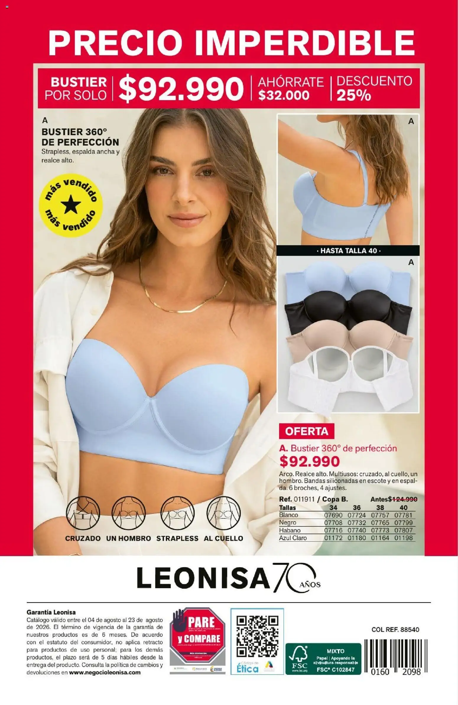 Leonisa revista - valida desde el 04/08/2026 | Página: 212 | Productos: Cuello