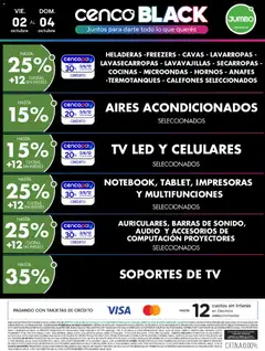 Vista previa Jumbo - Cenco Black Electro y Hogar válido desde el 02/10/2026