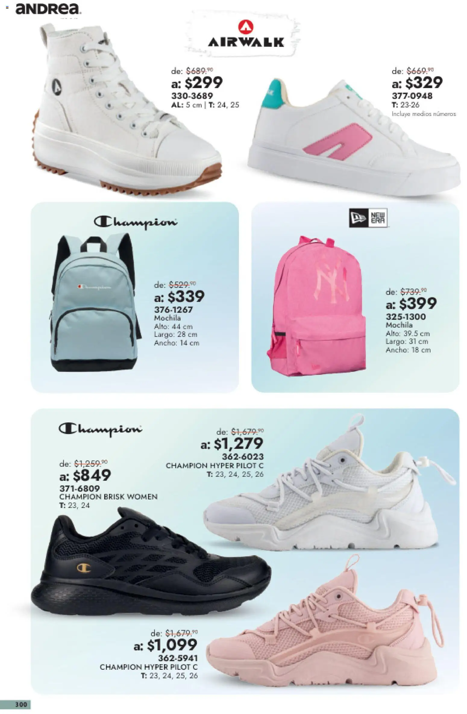 Nuevas ofertas de Andrea válidas en toda la República Mexicana desde el 26/07/2026. ¡Encuentra las mejores ofertas en Andrea catálogo Outlet! | Página: 300