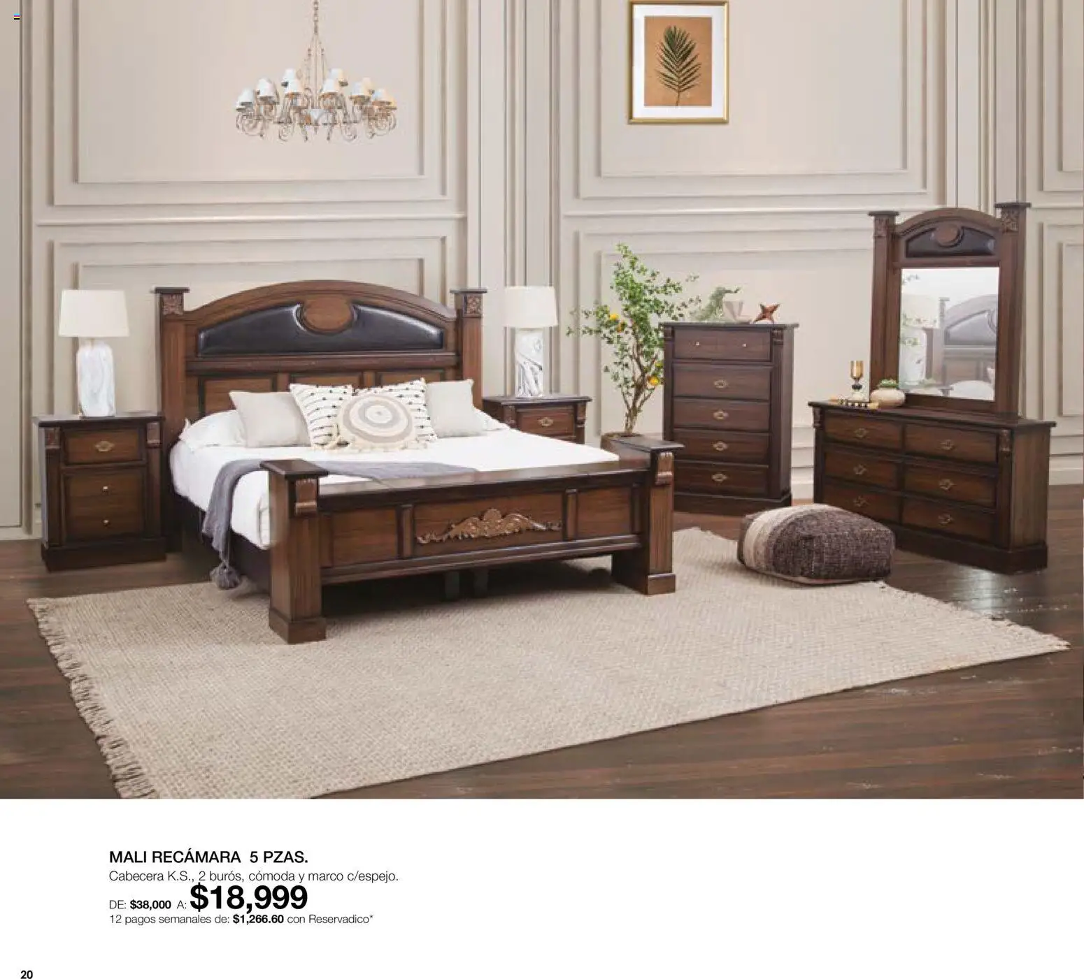 Nuevas ofertas de Muebles Dico válidas en toda la República Mexicana desde el 01.06.2026. ¡Encuentra las mejores ofertas en Muebles Dico catálogo! | Página: 20 | Productos: Cabecera