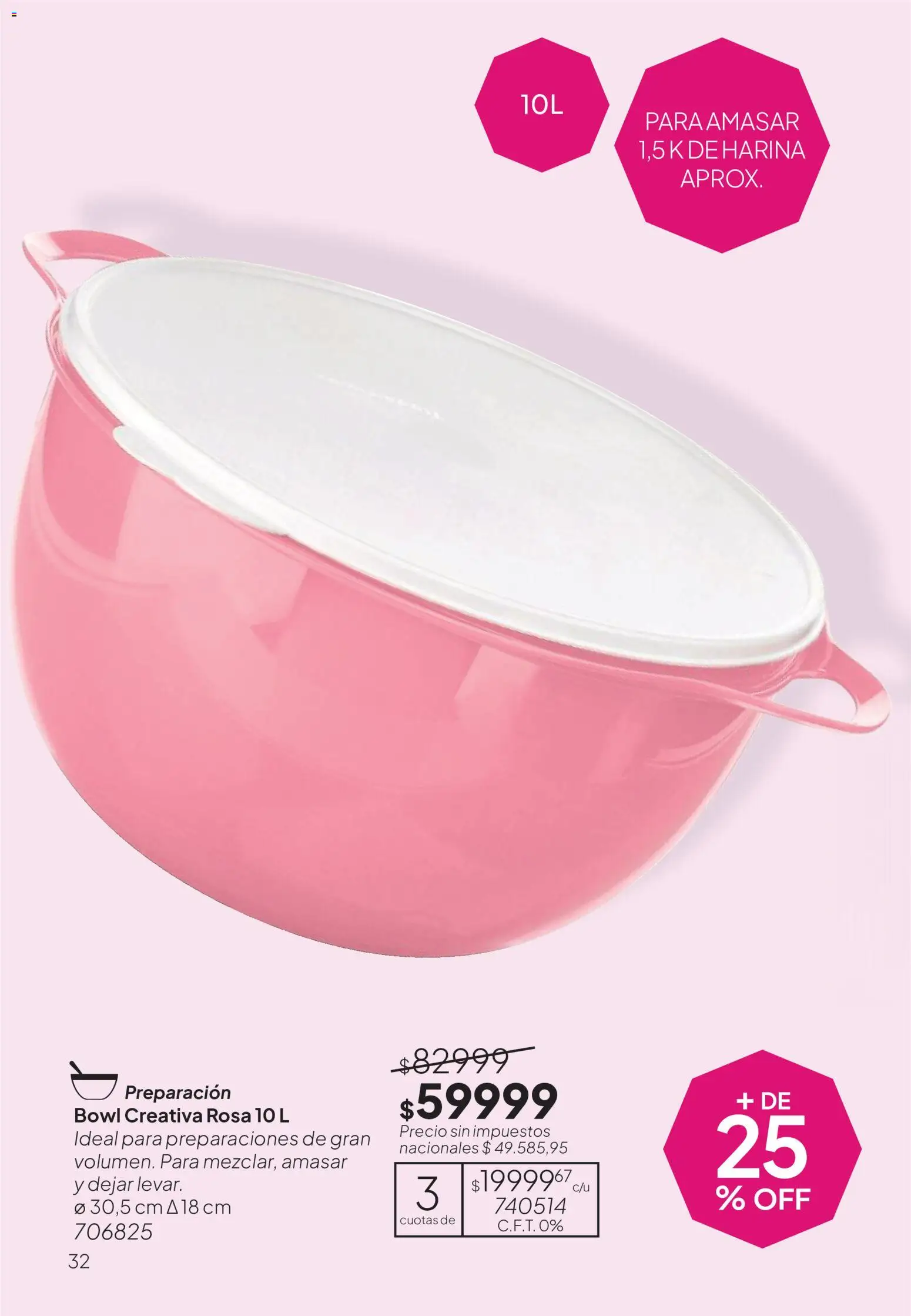 Tupperware Folleto │ válido desde el 18/09/2026 | Página: 33 | Productos: Bowl, Harina