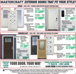 Preview of Menards weekly ads valid from 30.04.2026 | Page: 13 | Products: Door Lock, Bra