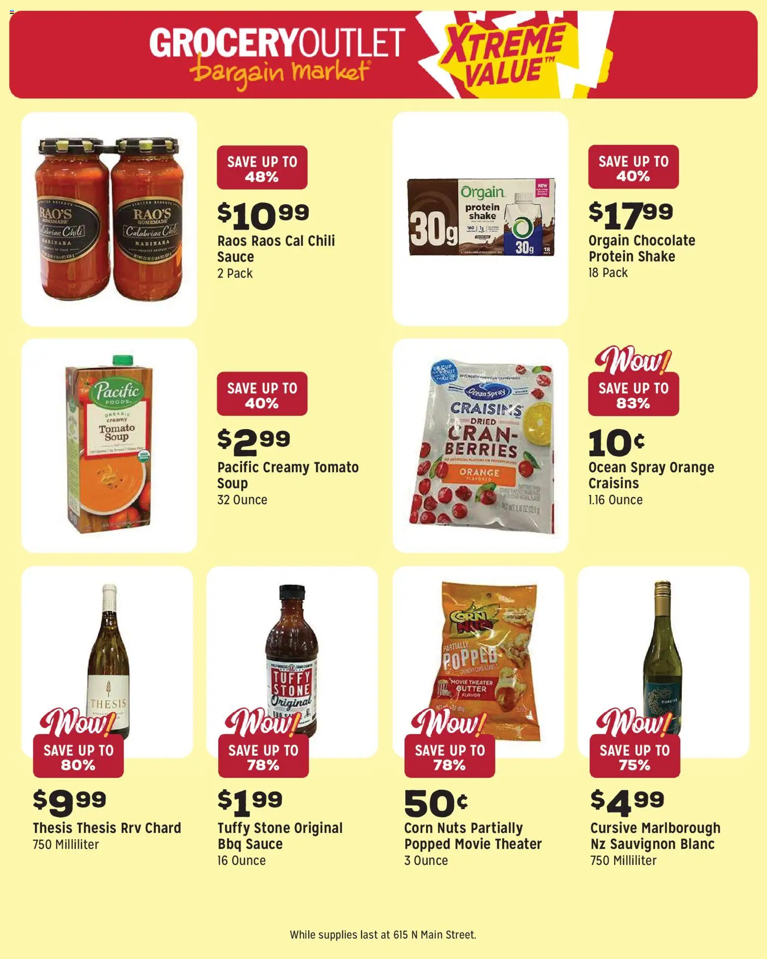 Grocery Outlet Weekly Ad - ID - valid from 10.06.2026 | Page: 9 | Products: Corn, Chard, Chocolate, Nuts