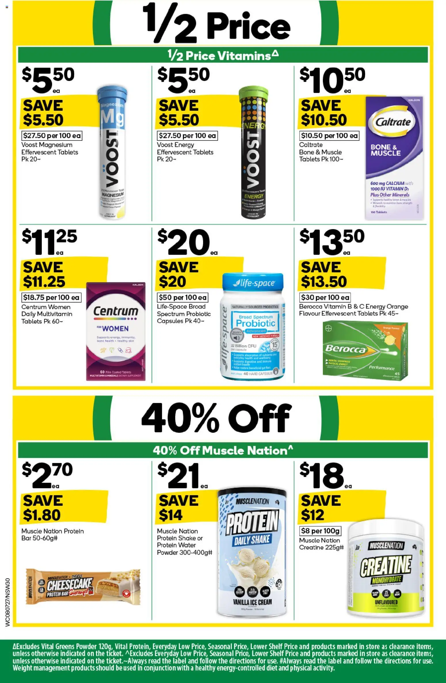 Woolworths catalogue - valid from 08/07/2026 | Page: 30 | Products: Shelf, Multivitamin, Weight, Tablets