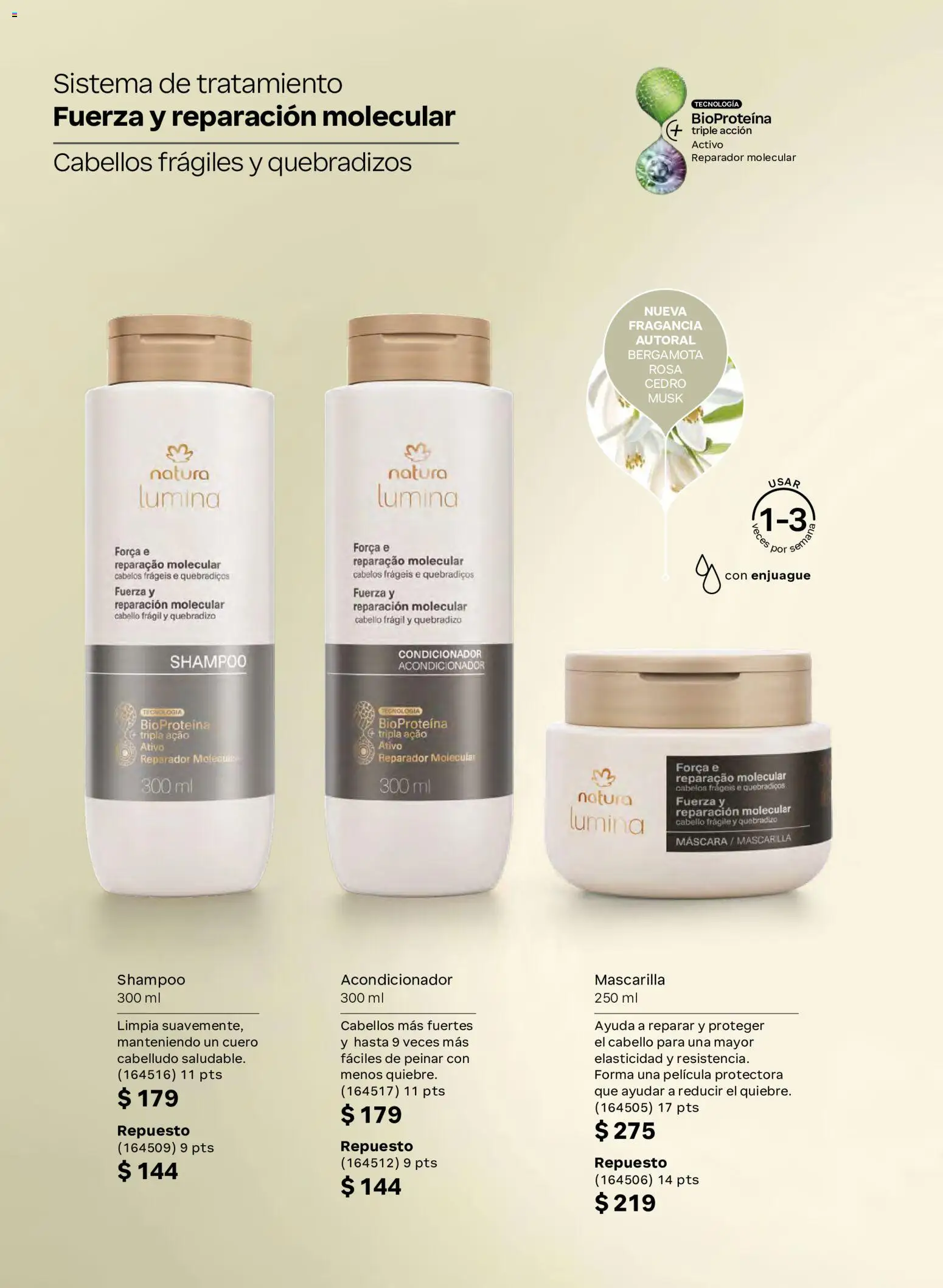 Nuevas ofertas de Natura válidas en toda la República Mexicana desde el 02/10/2026. ¡Encuentra las mejores ofertas en Natura campaña  15 2026! | Página: 140 | Productos: Máscara, Shampoo, Fragancia, Acondicionador