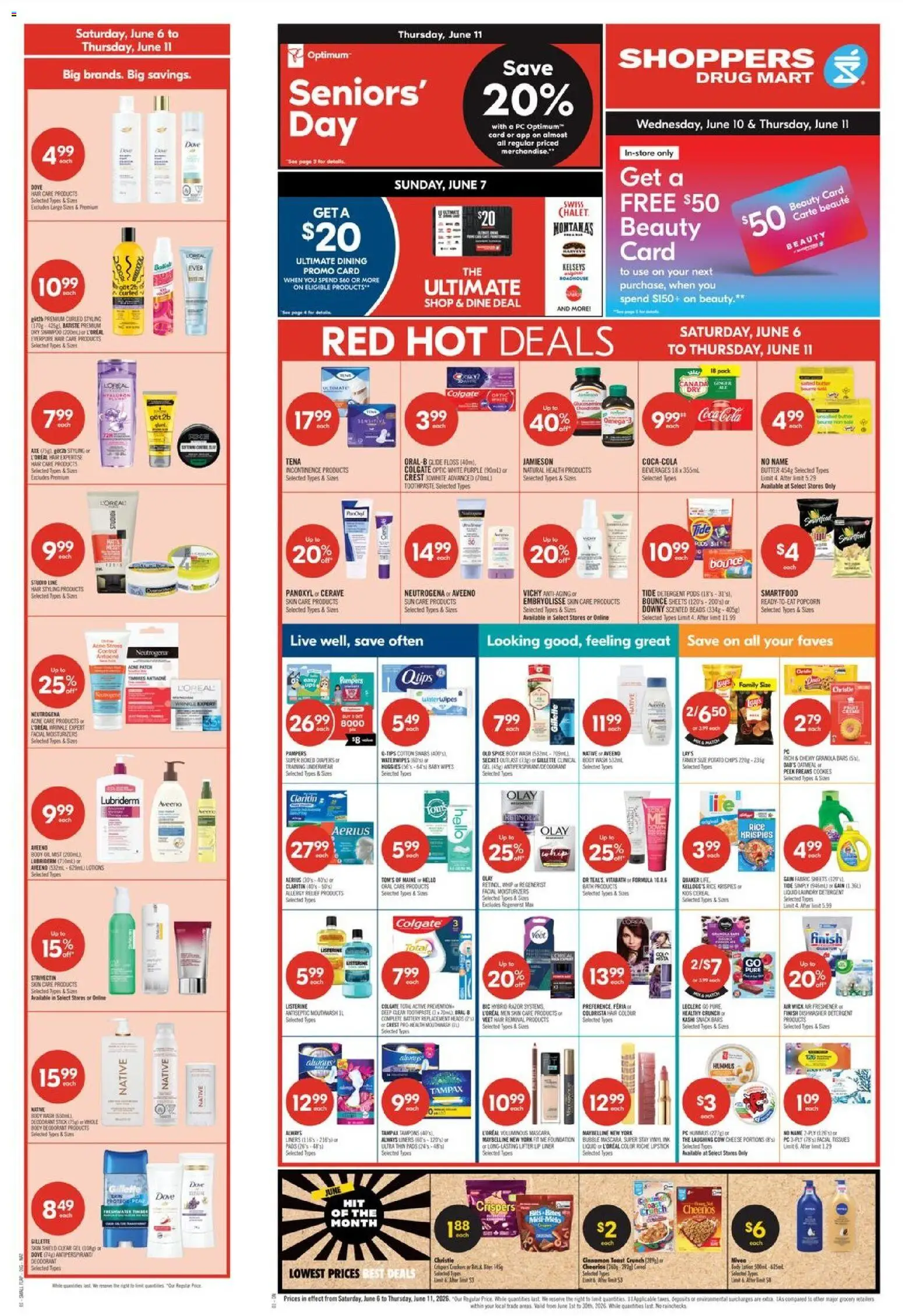 Shoppers flyer valid from 05.06.2026 | Page: 2 | Products: Rice, Chips, Shampoo, Toothpaste