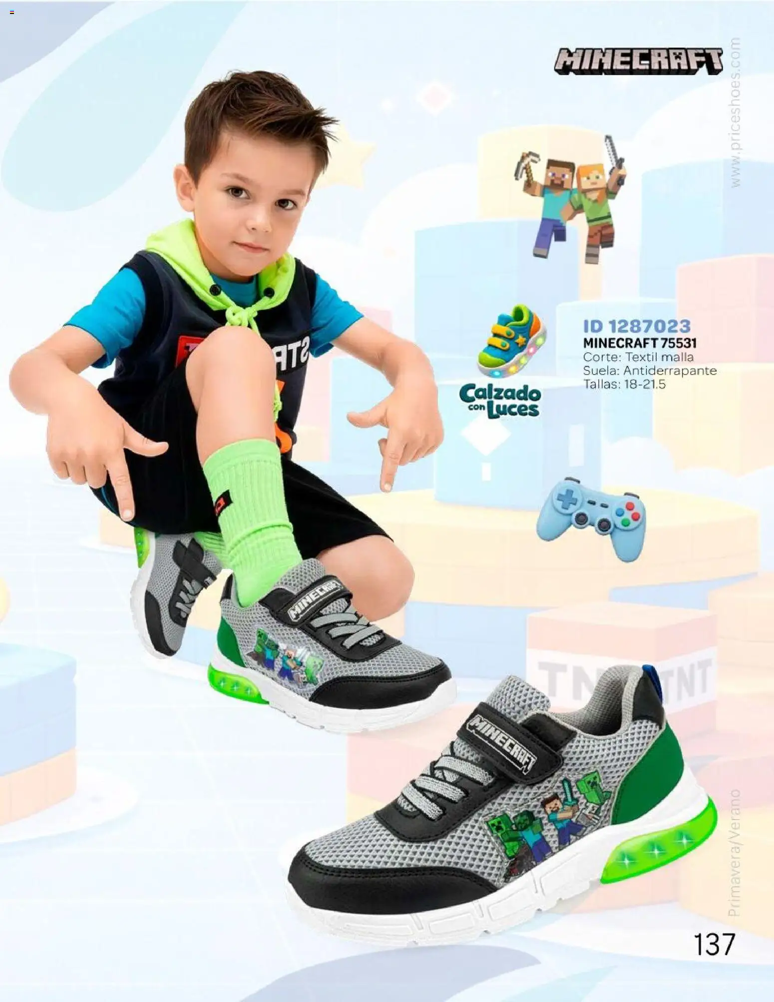 Nuevas ofertas de Price Shoes válidas en toda la República Mexicana desde el 25.04.2026. ¡Encuentra las mejores ofertas en Price Shoes catálogo Kids todo en uno! | Página: 137 | Productos: Malla