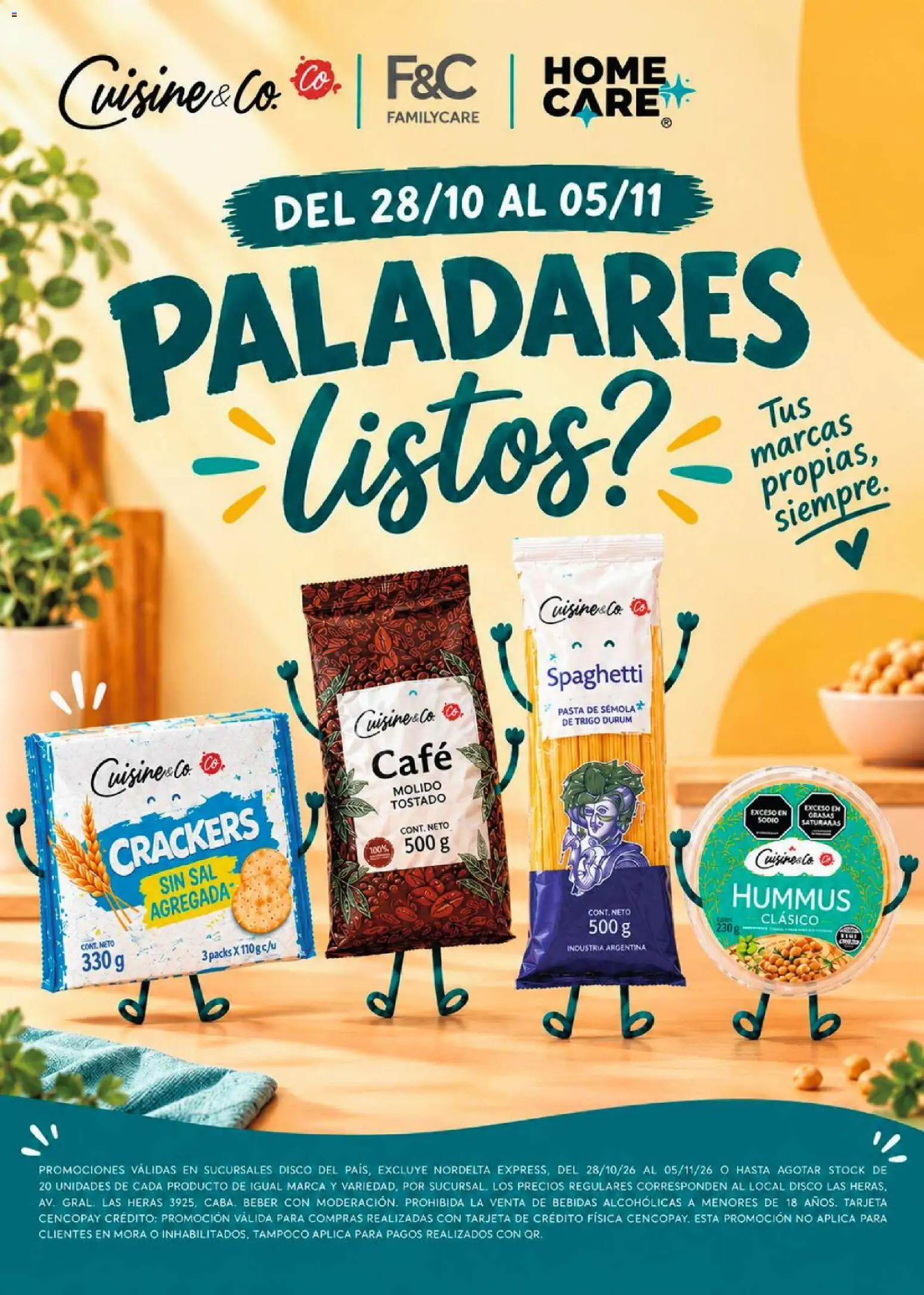 Disco - FOLLETO ESPECIAL MARCAS PROPIAS │ válido desde el 28/10/2026 | Página: 1