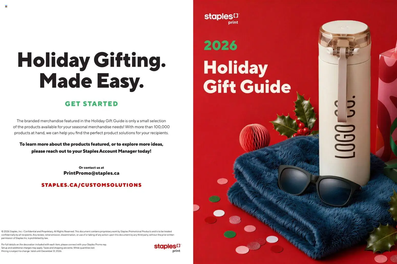 Staples flyer valid from Sep 10, 2026 | Page: 1