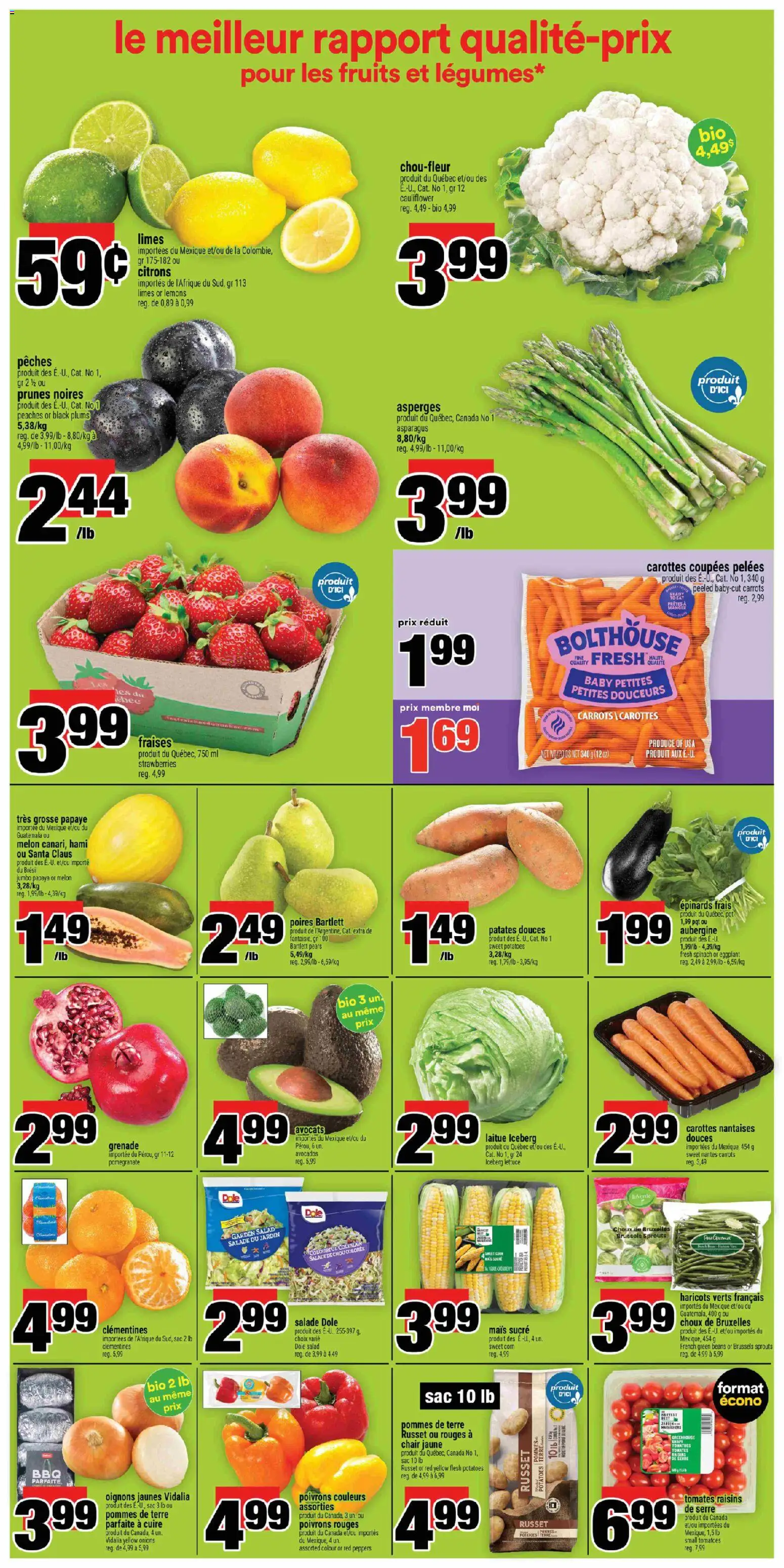 Super C flyer valid from Jun 25, 2026 | Page: 4 | Products: Strawberries, Salad, Potatoes, Chair