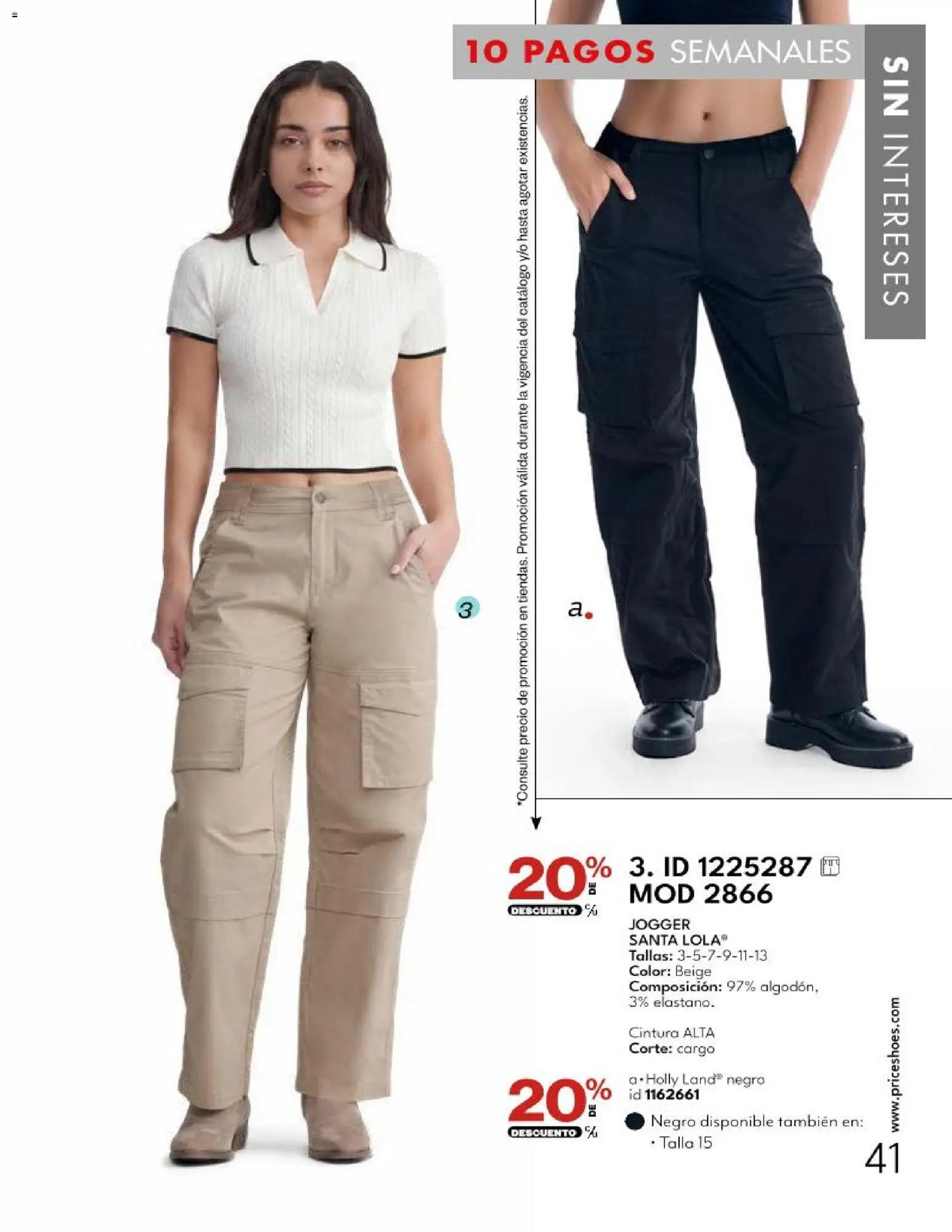 Nuevas ofertas de Price Shoes válidas en toda la República Mexicana desde el 27/10/2026. ¡Encuentra las mejores ofertas en Price Shoes catálogo! | Página: 41