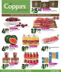 Preview of Coppas Fresh Market weekly flyer / circulaire from shop Coppas Fresh Market valid from 21.05.2026