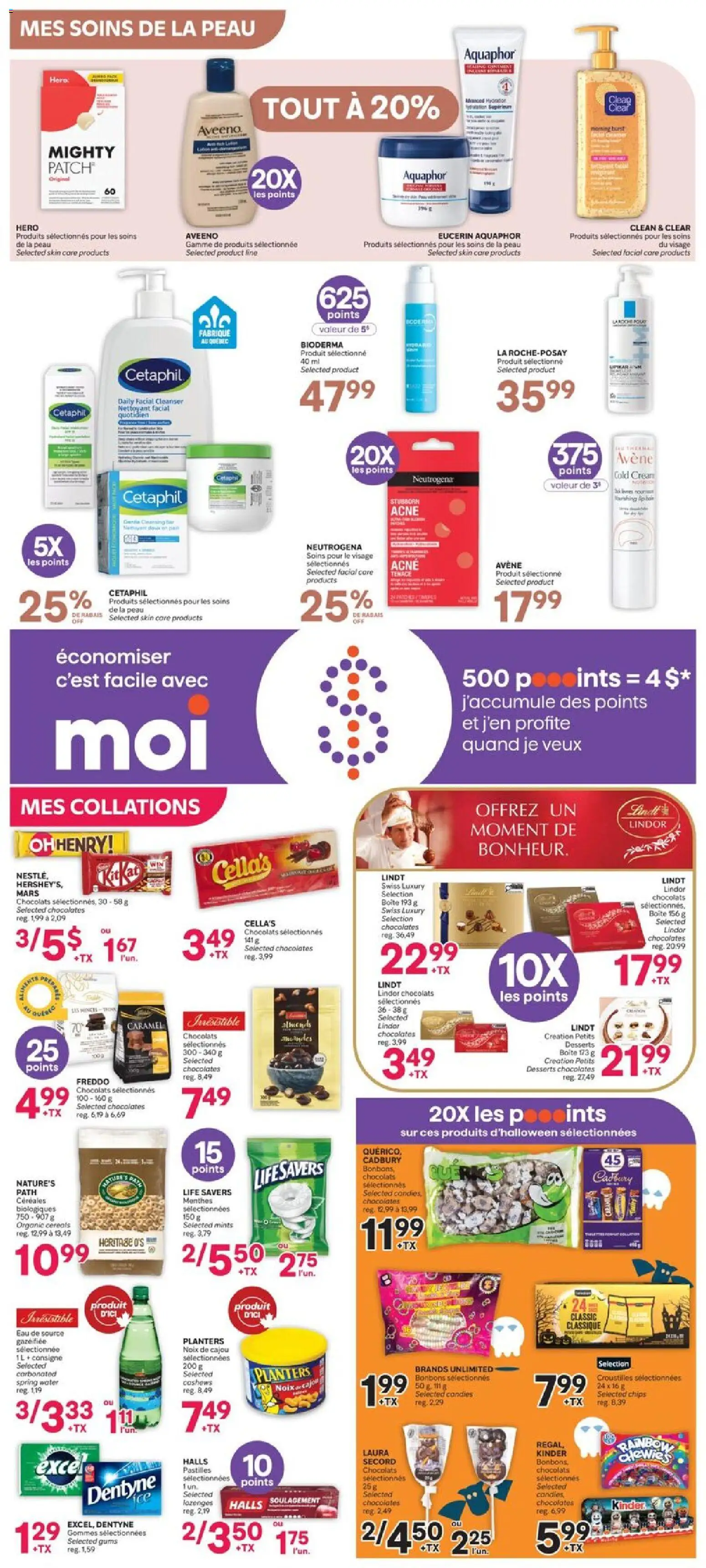 Brunet flyer valid from Sep 24, 2026 | Page: 7 | Products: Cereals, Chips, Lindt, Water
