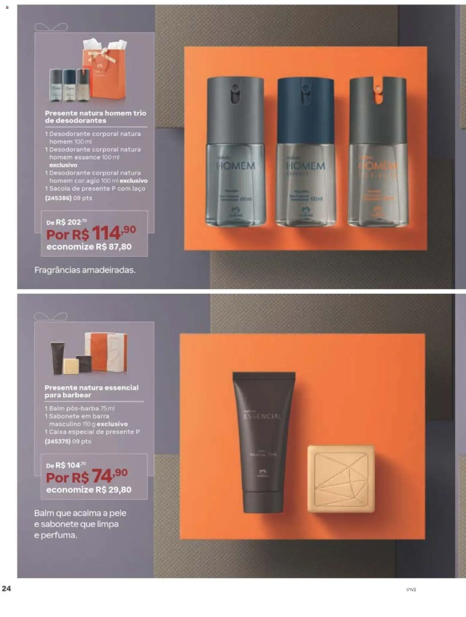 Natura Folheto - válido de 22/06/2026 | Página: 24 | Produtos: Desodorante, Caixa, Sabonete